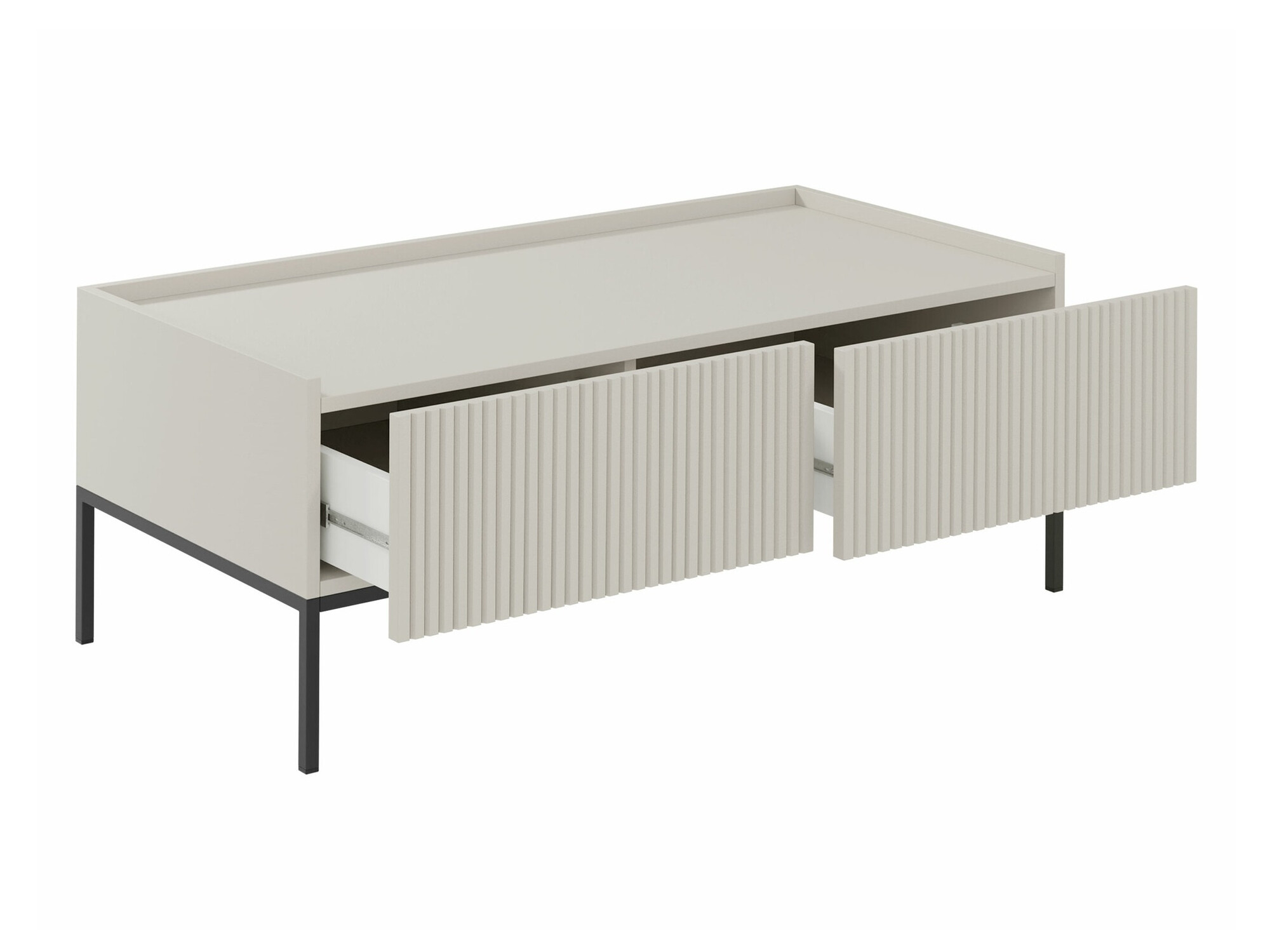 Parete attrezzata Lunole 110 (Rovere Artisan + Nero)