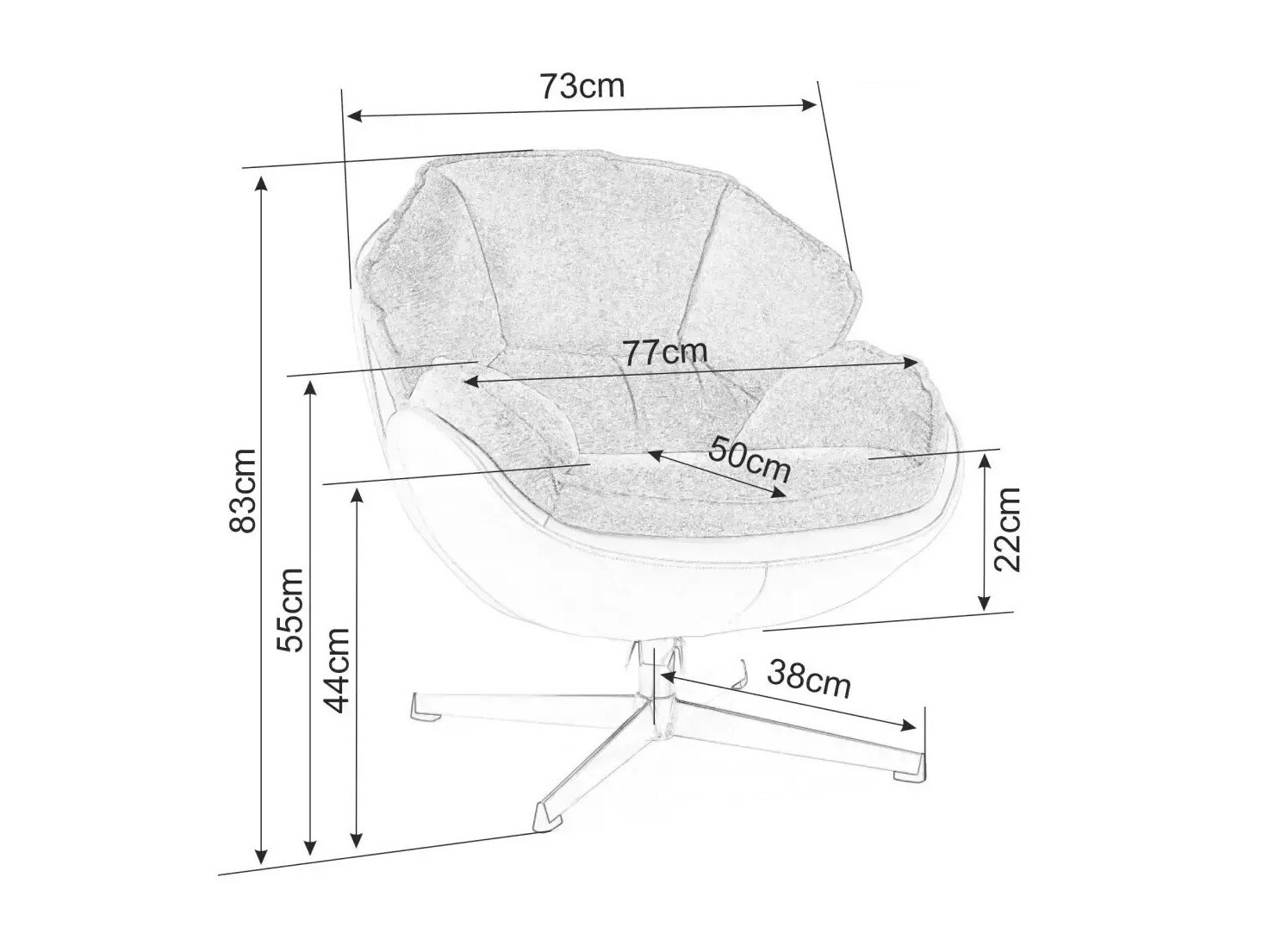 Poltrona Detroit 699 (Beige)
