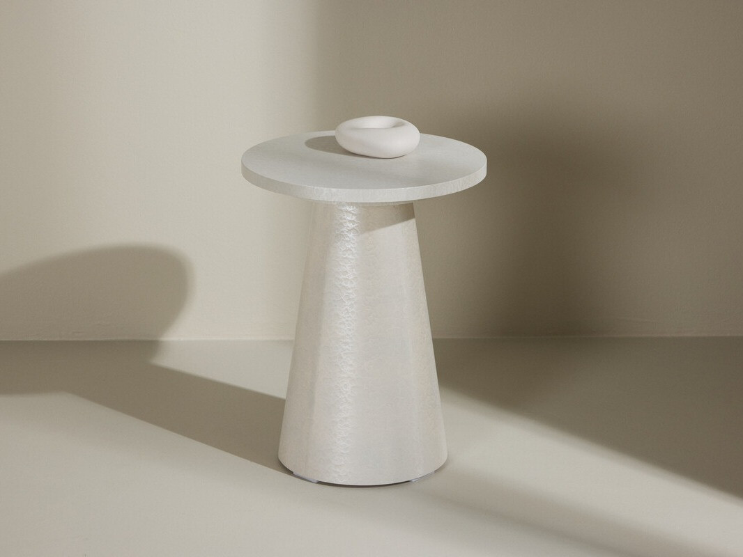 Tavolino Dallas 4765 (Bianco lucido)