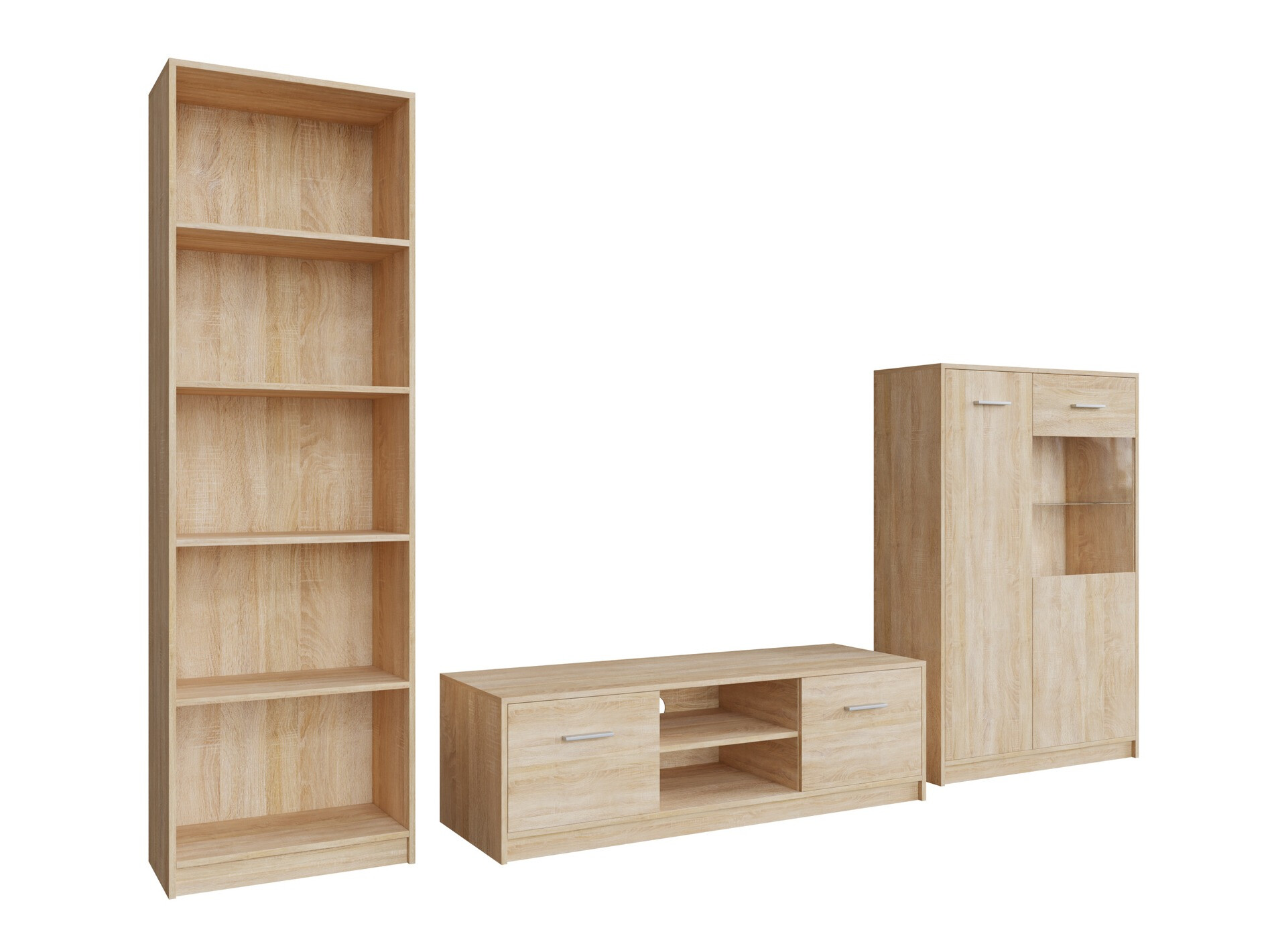 Parete attrezzata Novsore 164 (Sonoma quercia)