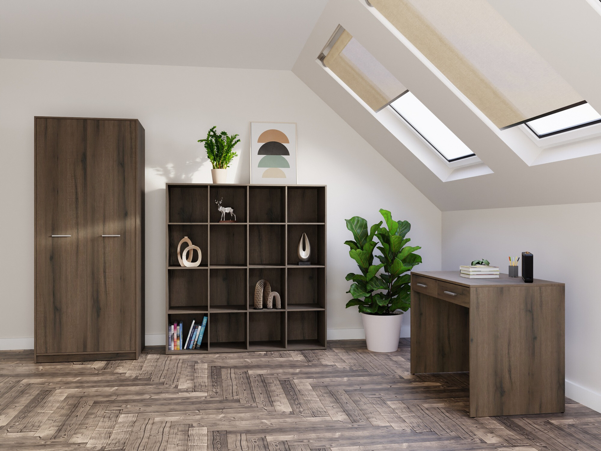 Set ufficio Novsore 166 (Rovere moro)