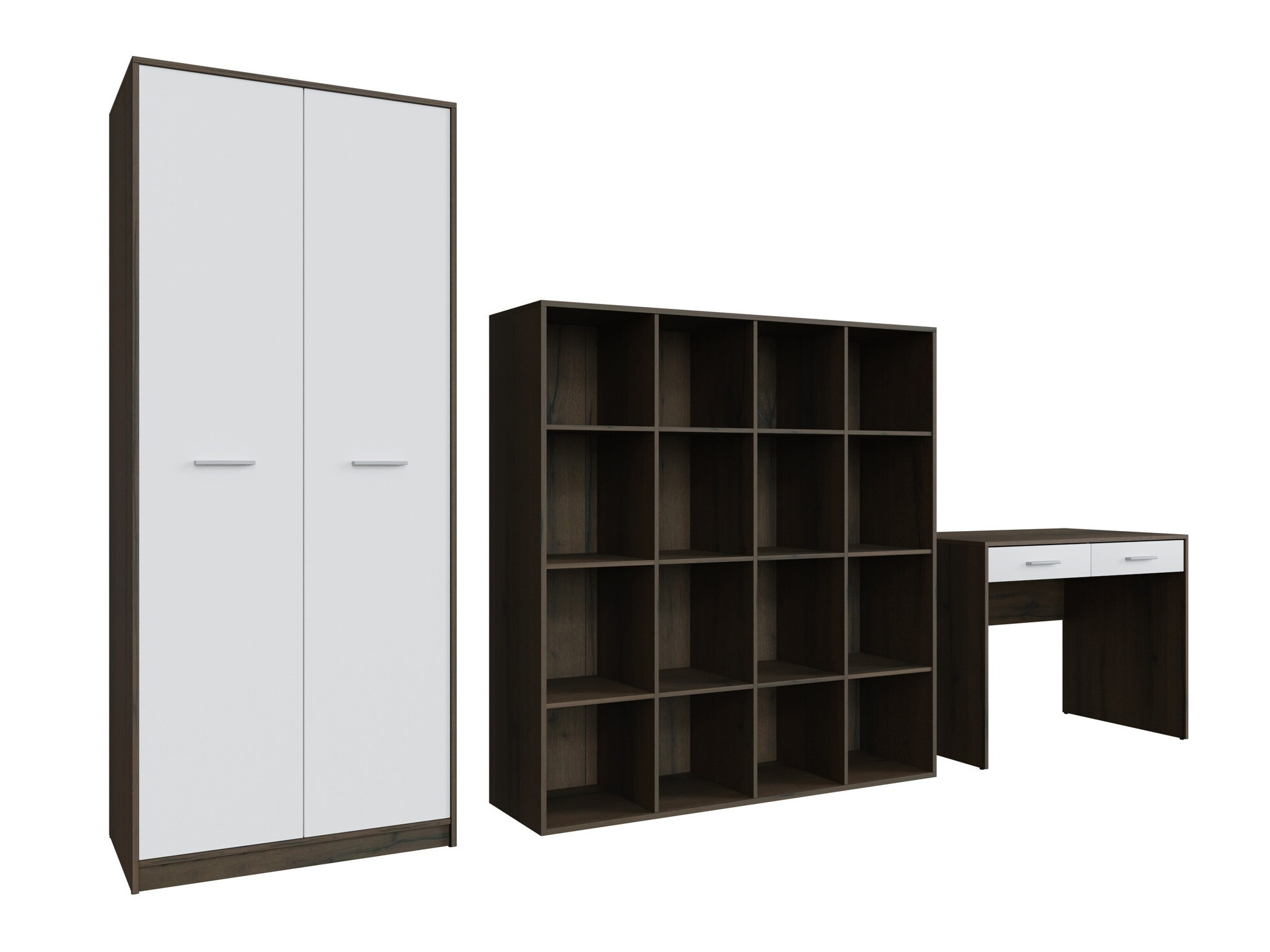 Set ufficio Novsore 166 (Rovere moro + Bianco)