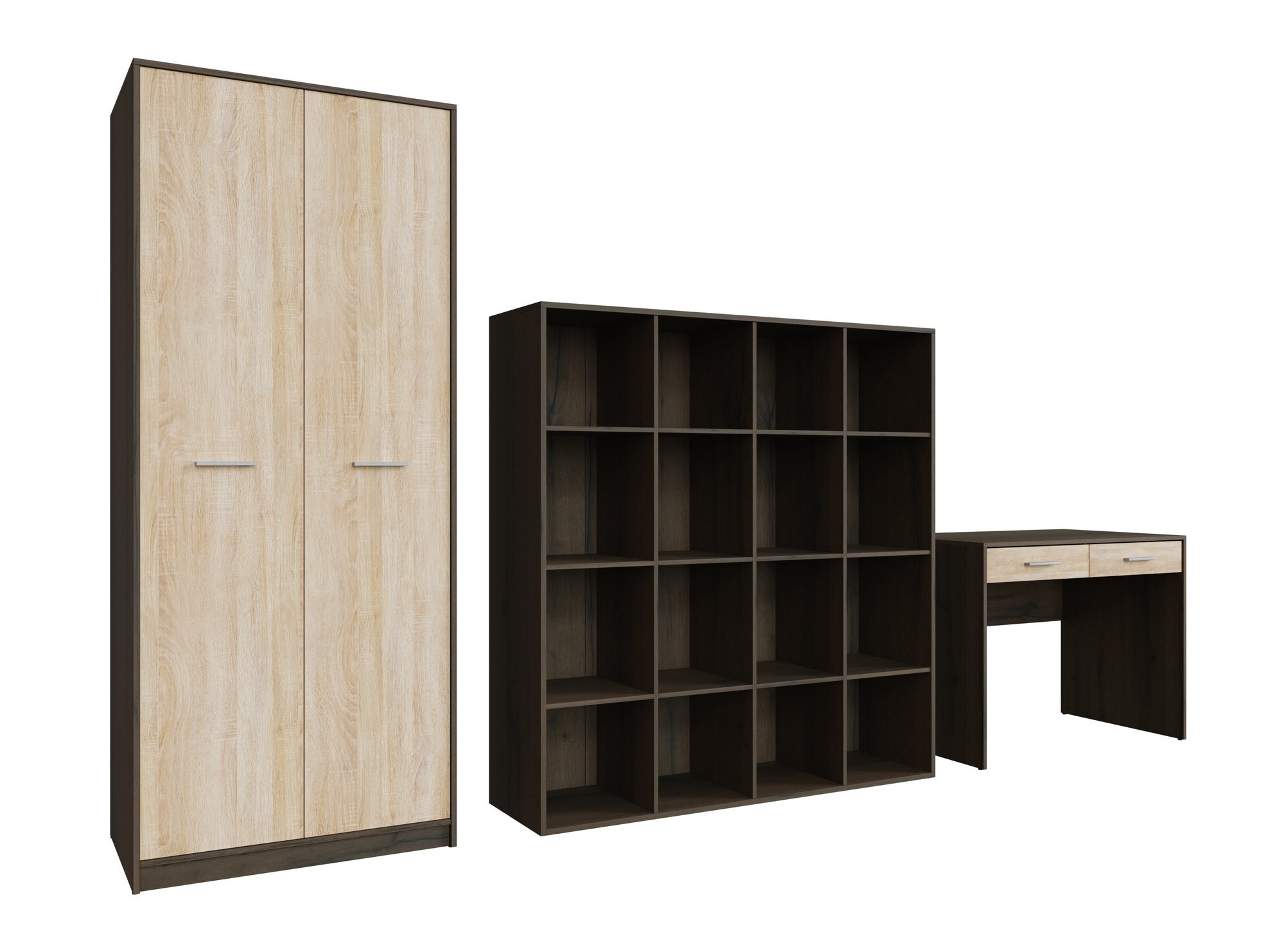 Set ufficio Novsore 166 (Rovere moro + Sonoma quercia)