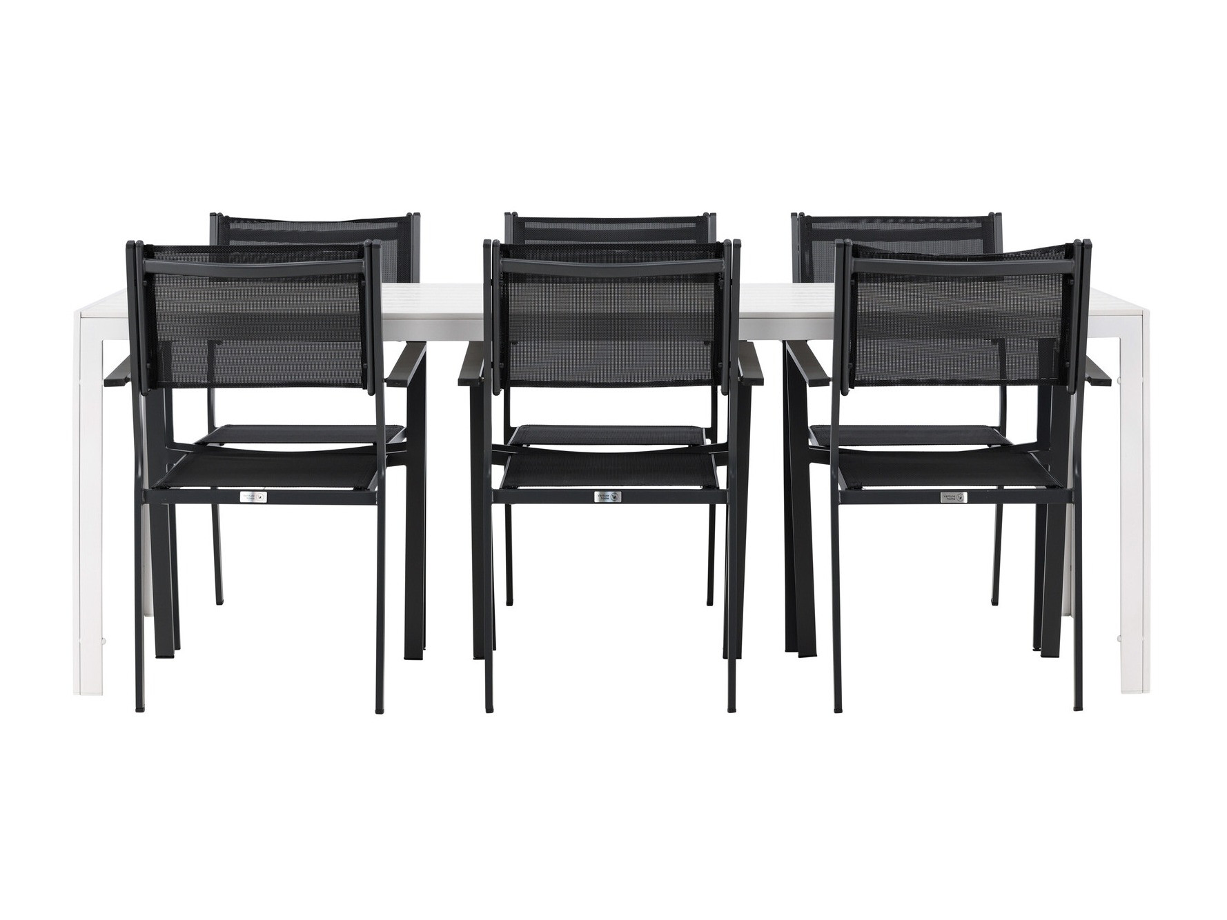 Tavolo e sedie set Dallas 4806 (Bianco)