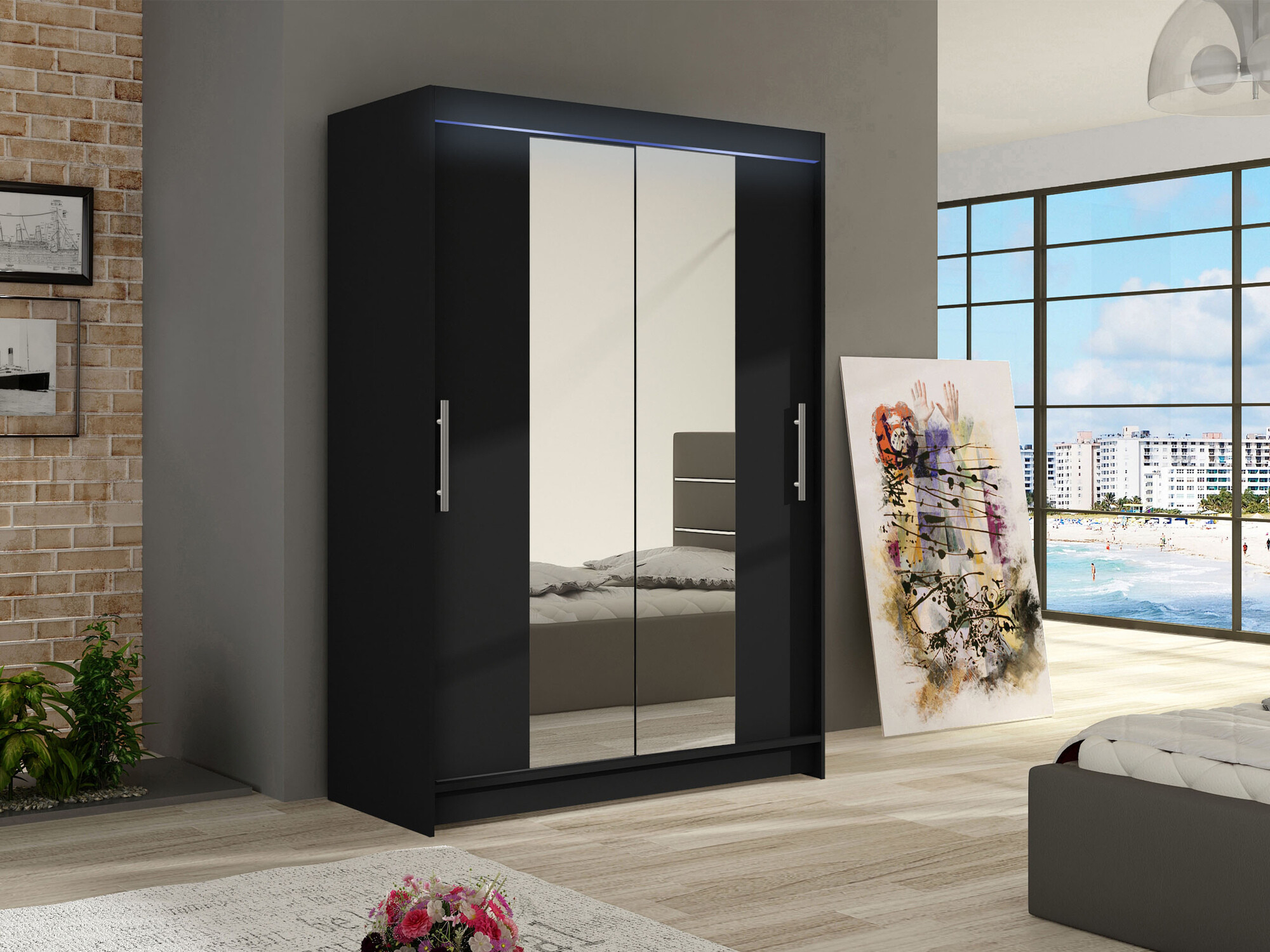 Armadio Closico Pacron II (Nero)