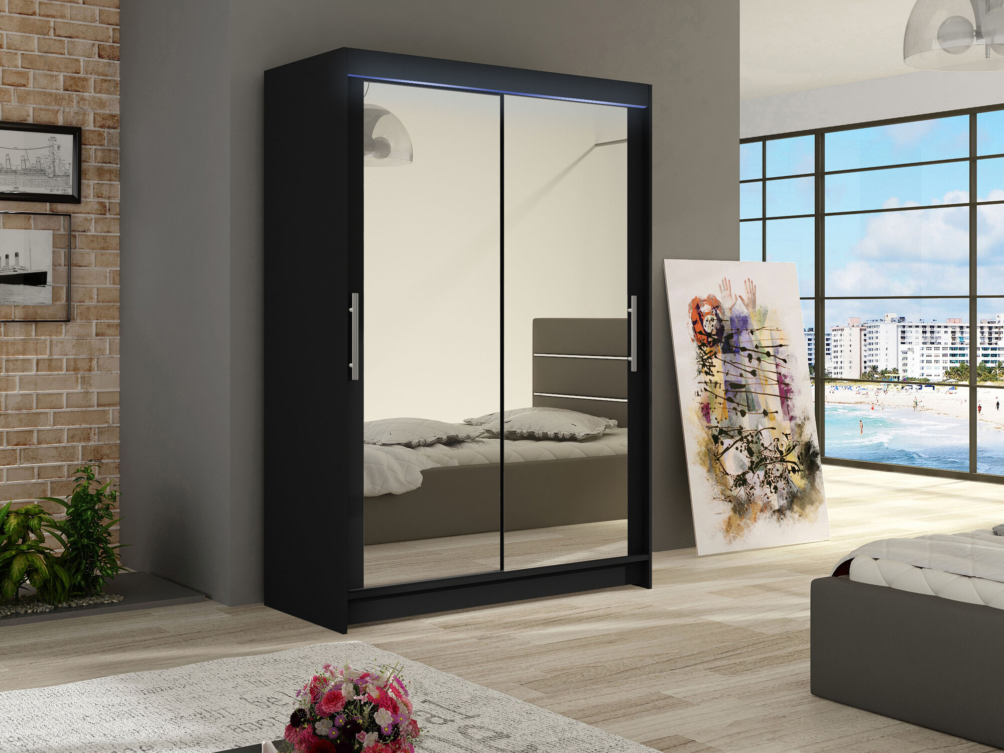 Armadio Closico Pacron VII (Nero)