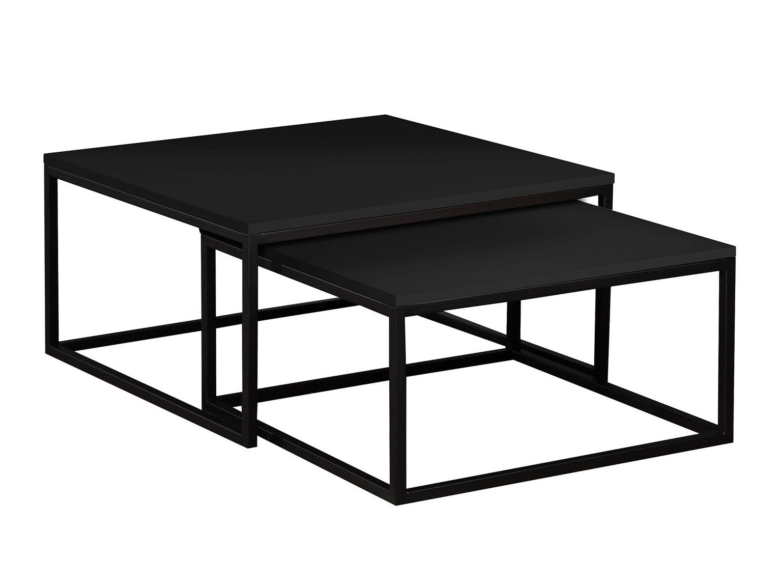 Set tavolino da caffè Oswego 101 (Nero)