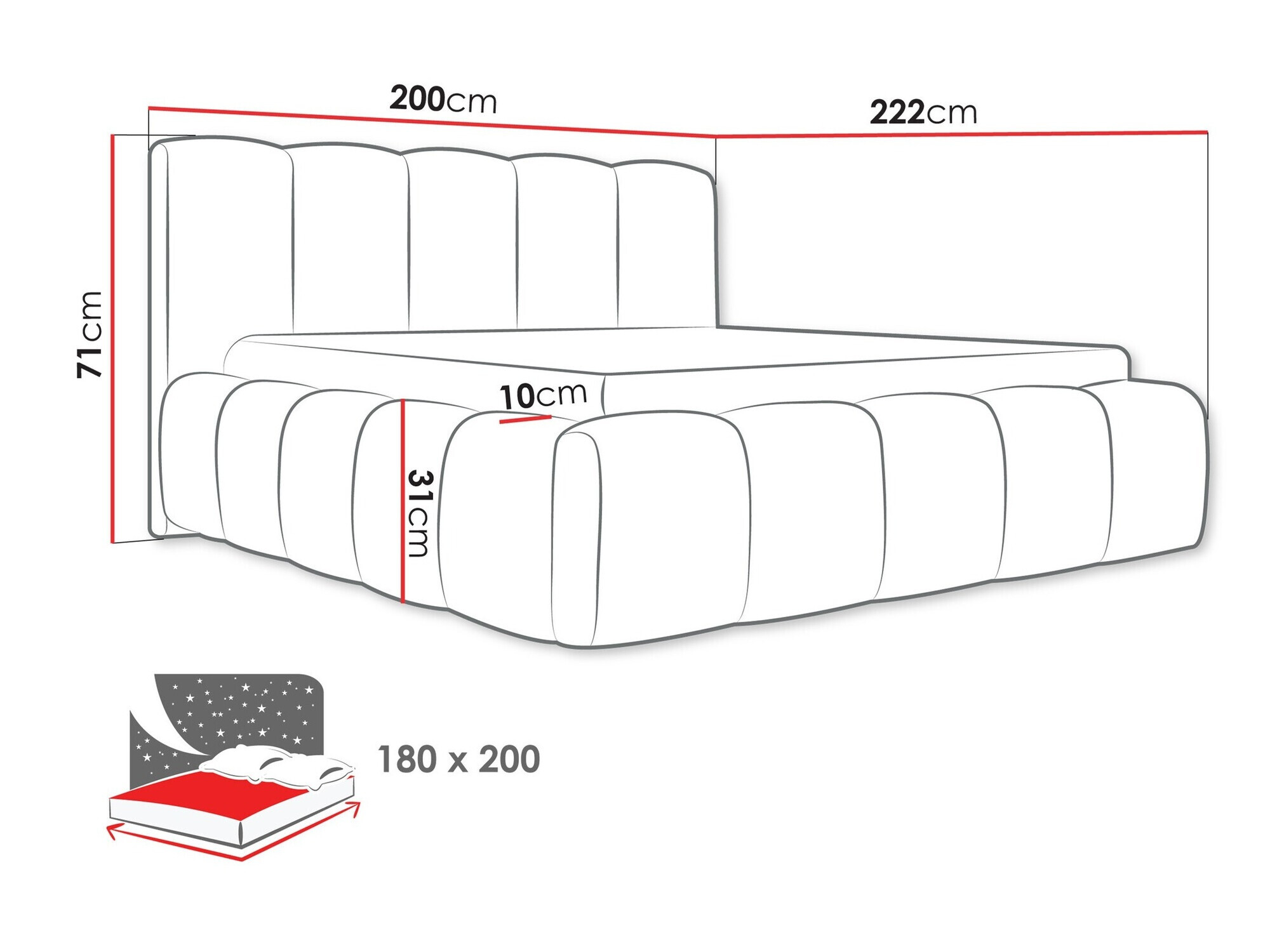 Letto TrendyNest Vulpora I (Abriamo 07)