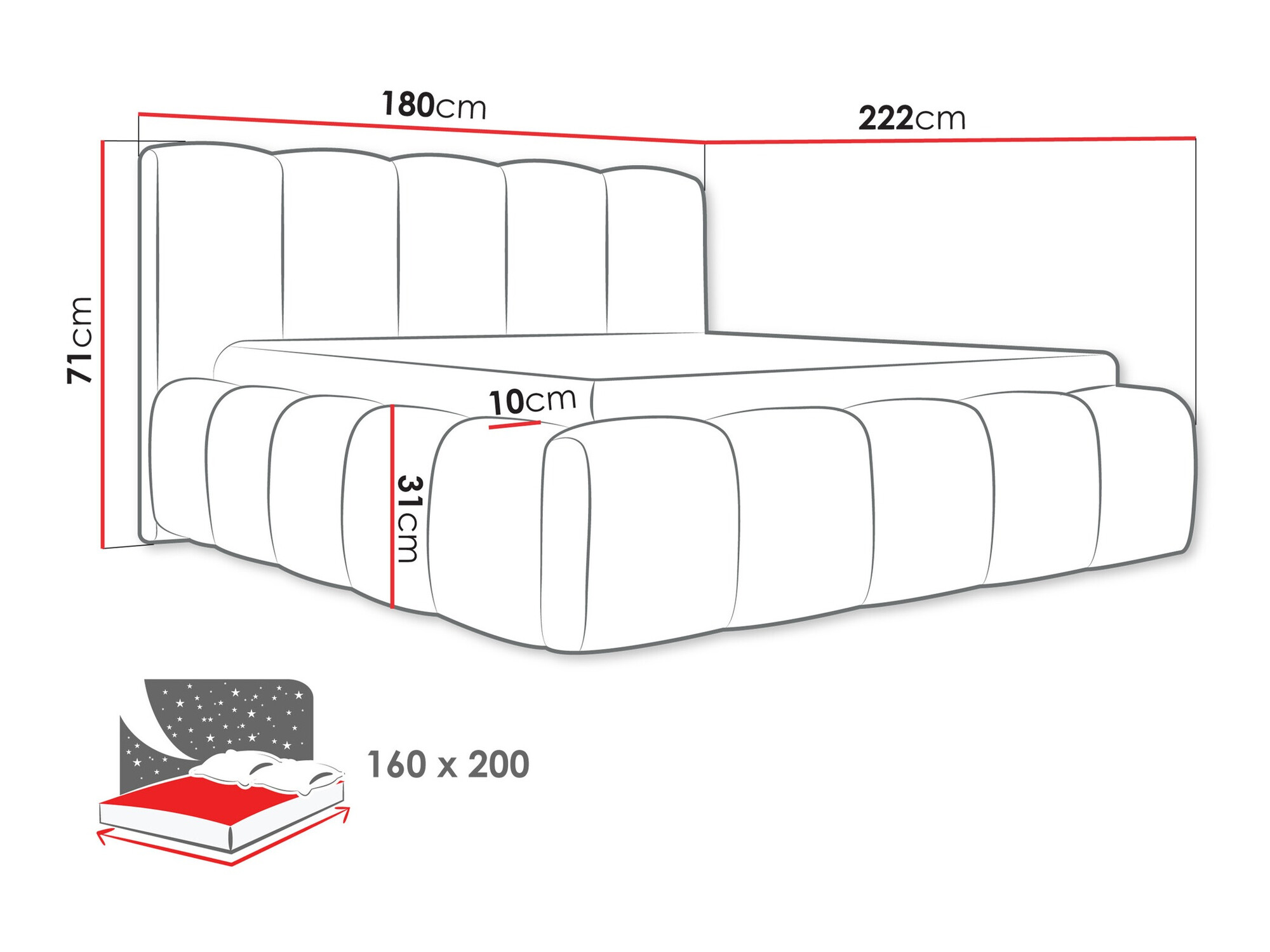 Letto TrendyNest Vulpora I (Abriamo 11)