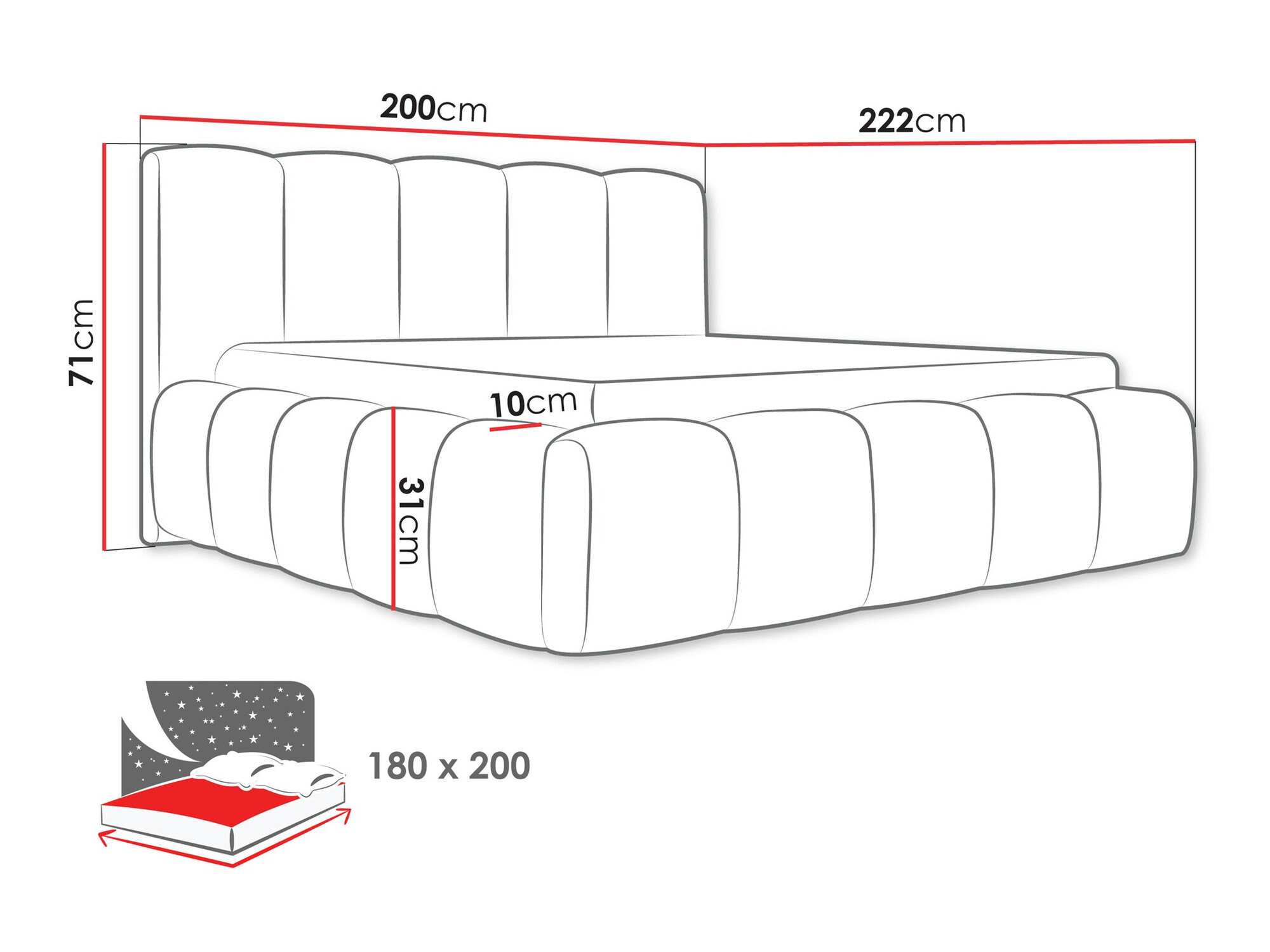 Letto TrendyNest Vulpora I (Abriamo 11)