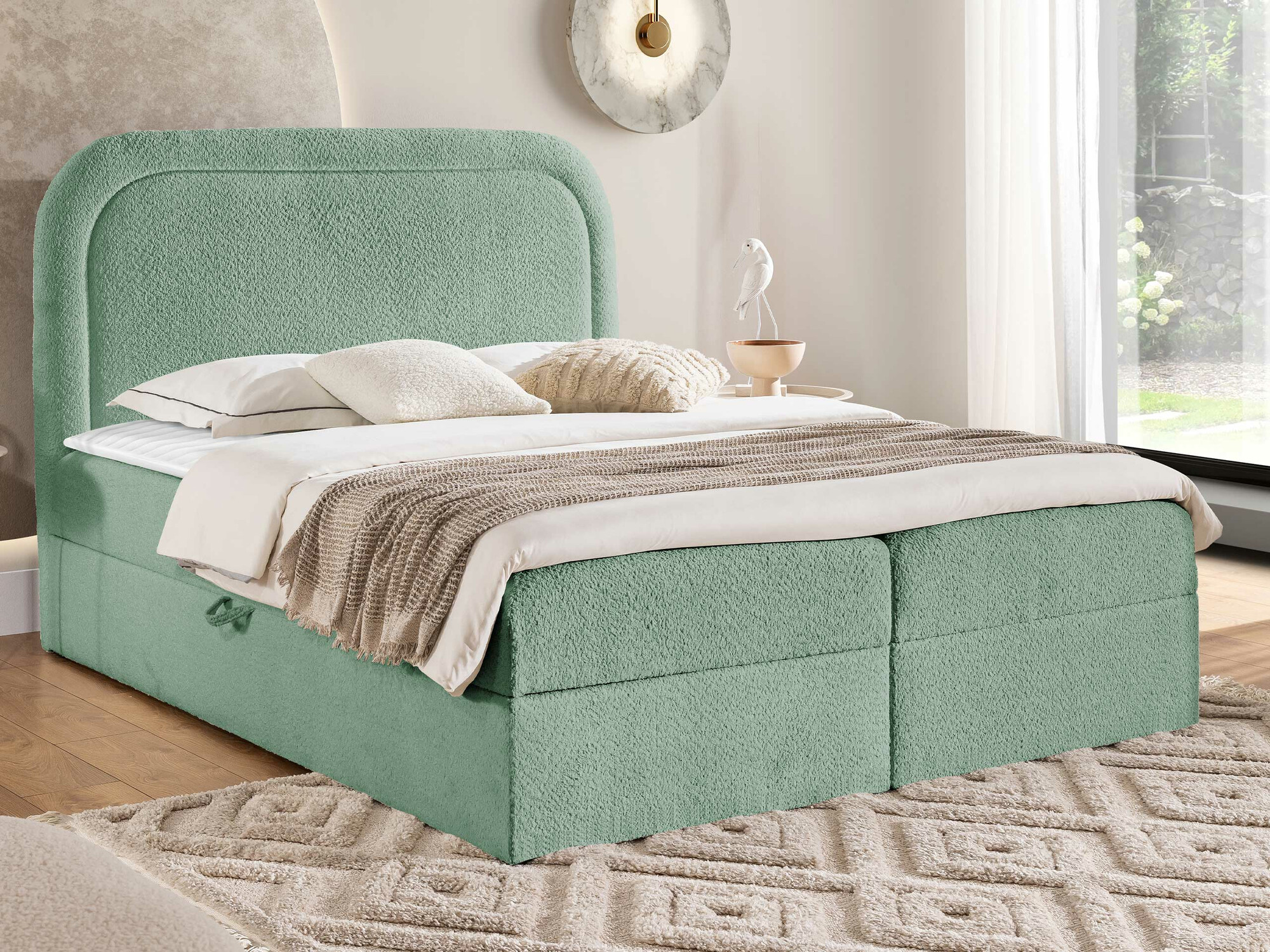 Letto continentale Color (Coral 55)