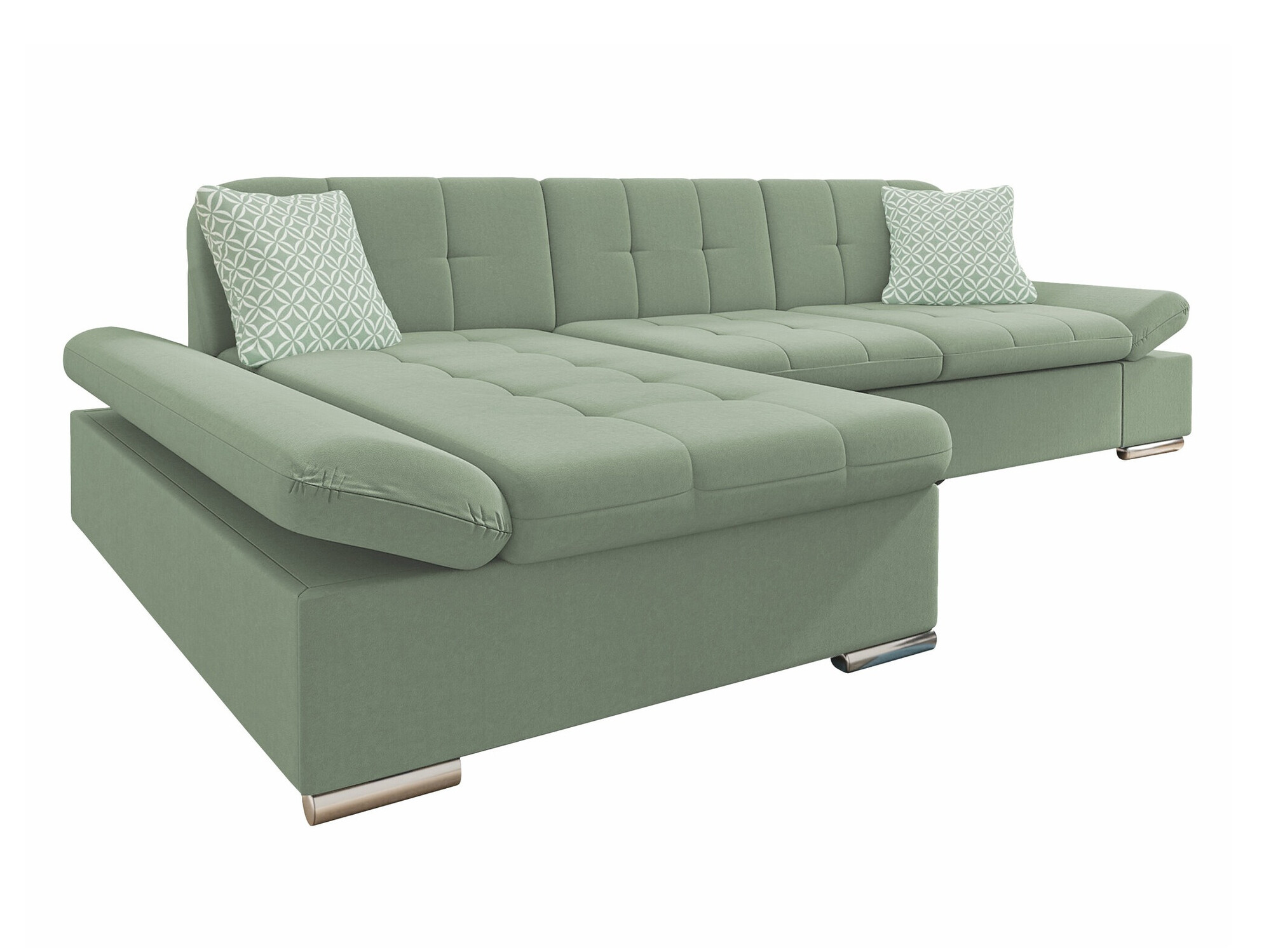 Divano angolare Comfivo Sanitas I (Uttario Velvet 2954 + Evo 29)