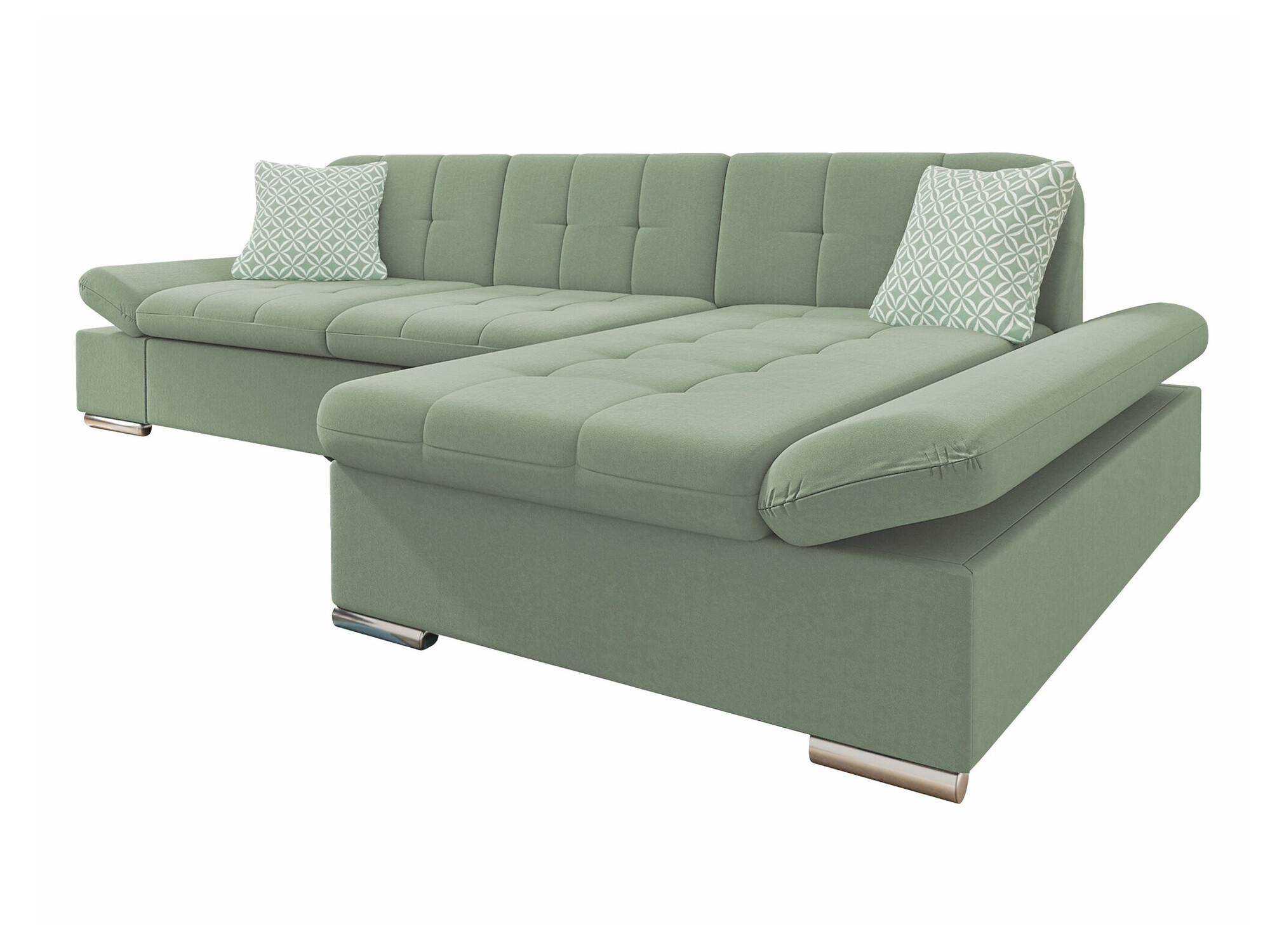Divano angolare Comfivo Sanitas I (Uttario Velvet 2954 + Evo 29)