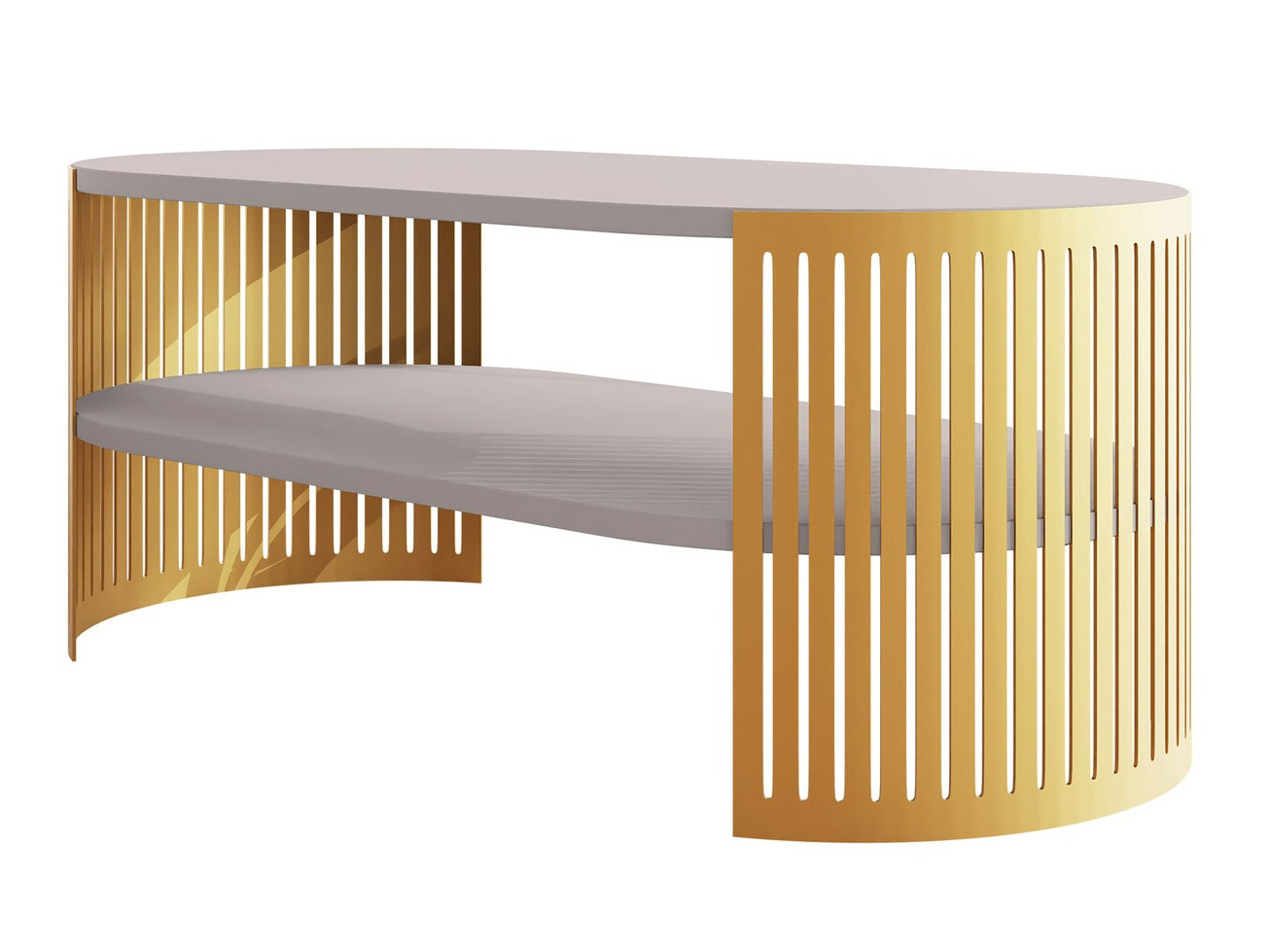 Tavolino da caffè Civer IV (D'oro + Cachemire)
