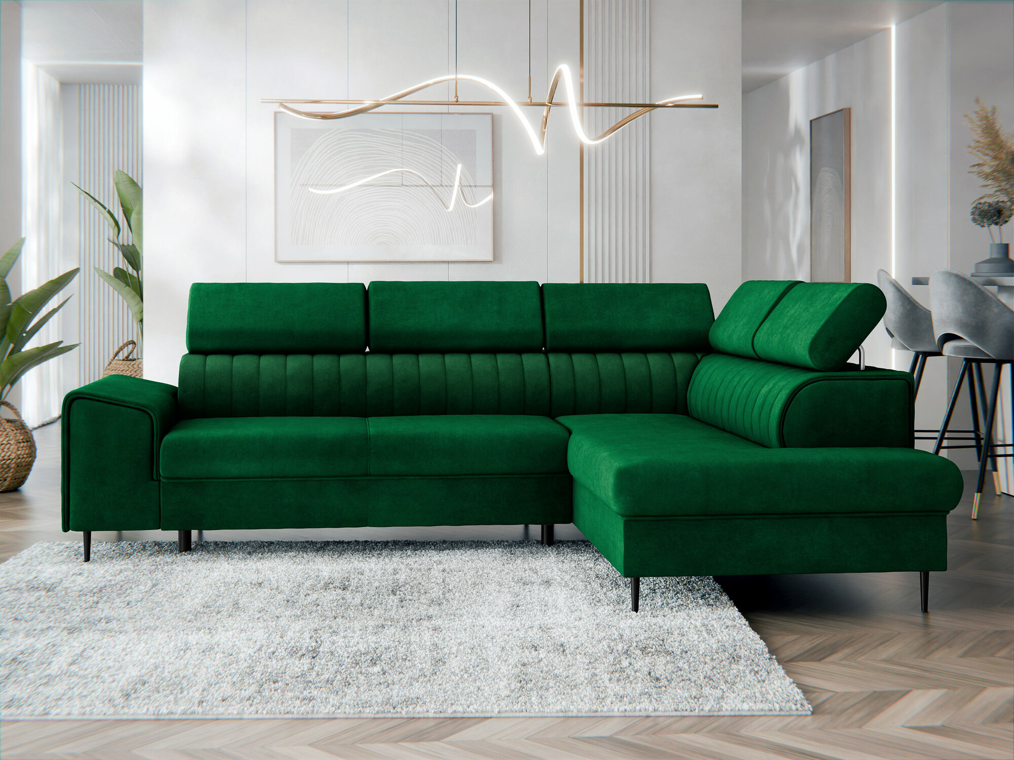 Divano angolare Comfivo Universum (Magic Velvet 2225)