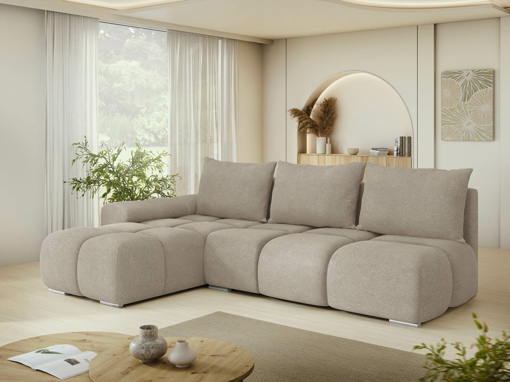 Divano angolare Camden 106 (Velo 623)