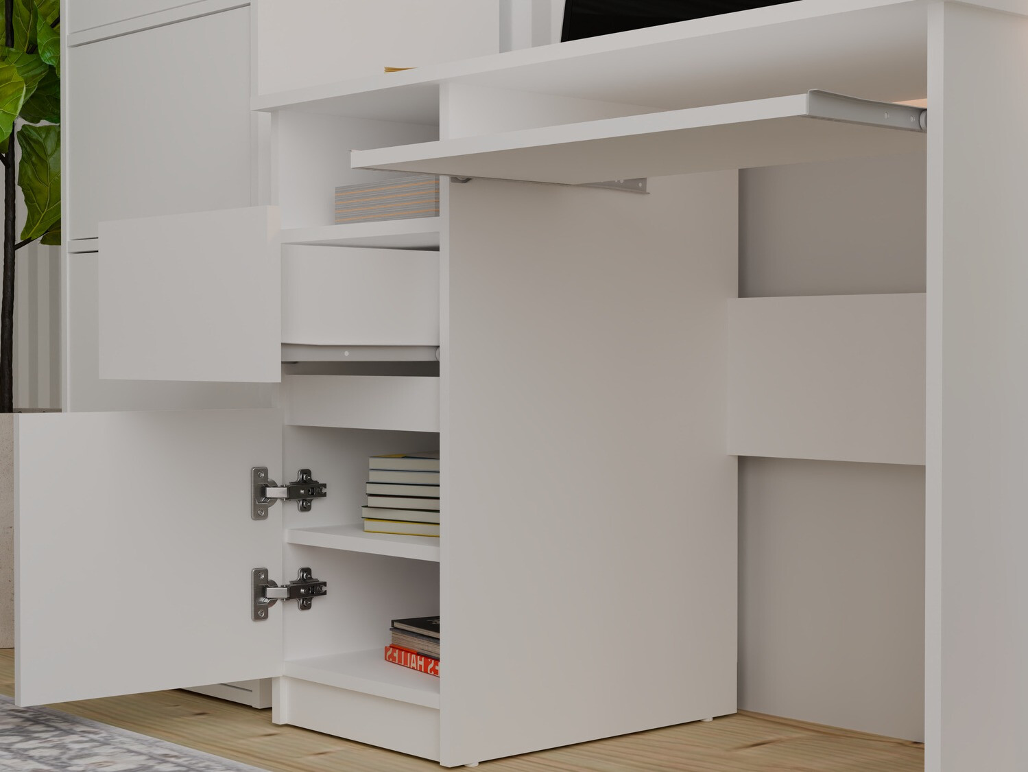 Scrivania da ufficio Mandeville 269 (Bianco)