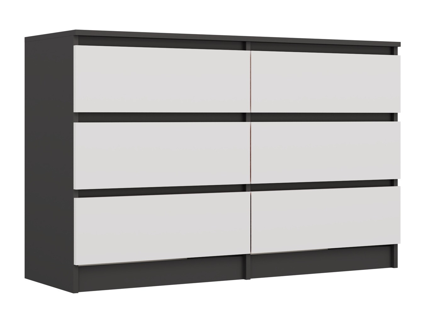 Cassettiera Elbvelu 103 (Antracite + Bianco)