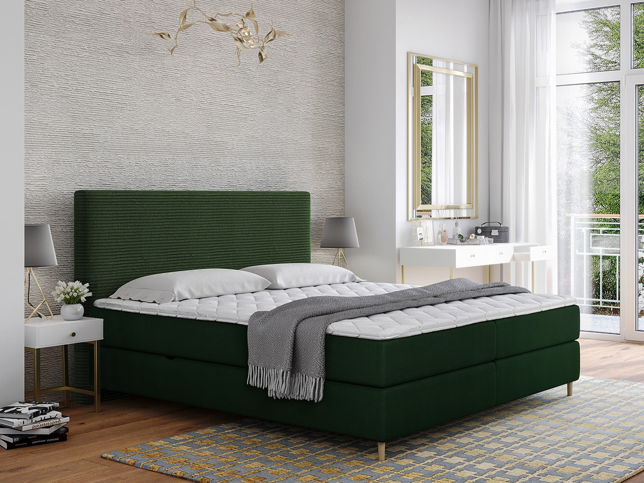 Letto continentale ComfiDream Miraara (Poso 14 + Kronos 14)
