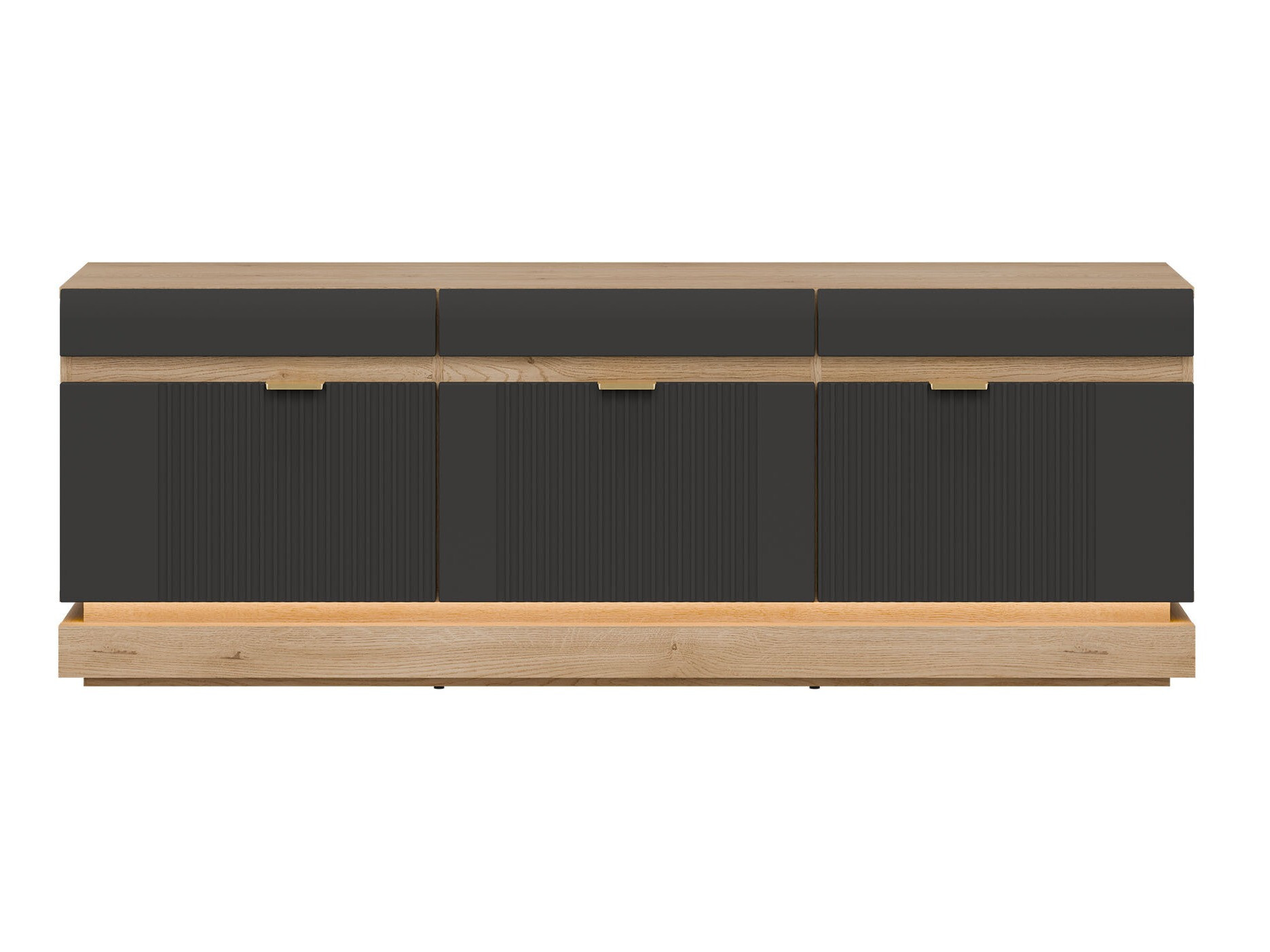 Mobile porta TV Teselbu 100 (Antracite + Rovere torro)