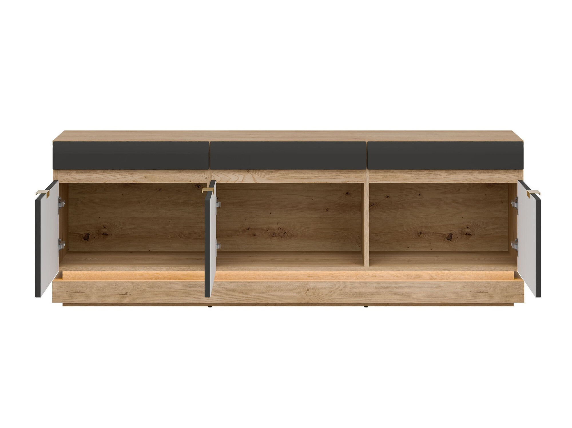 Mobile porta TV Teselbu 100 (Antracite + Rovere torro)