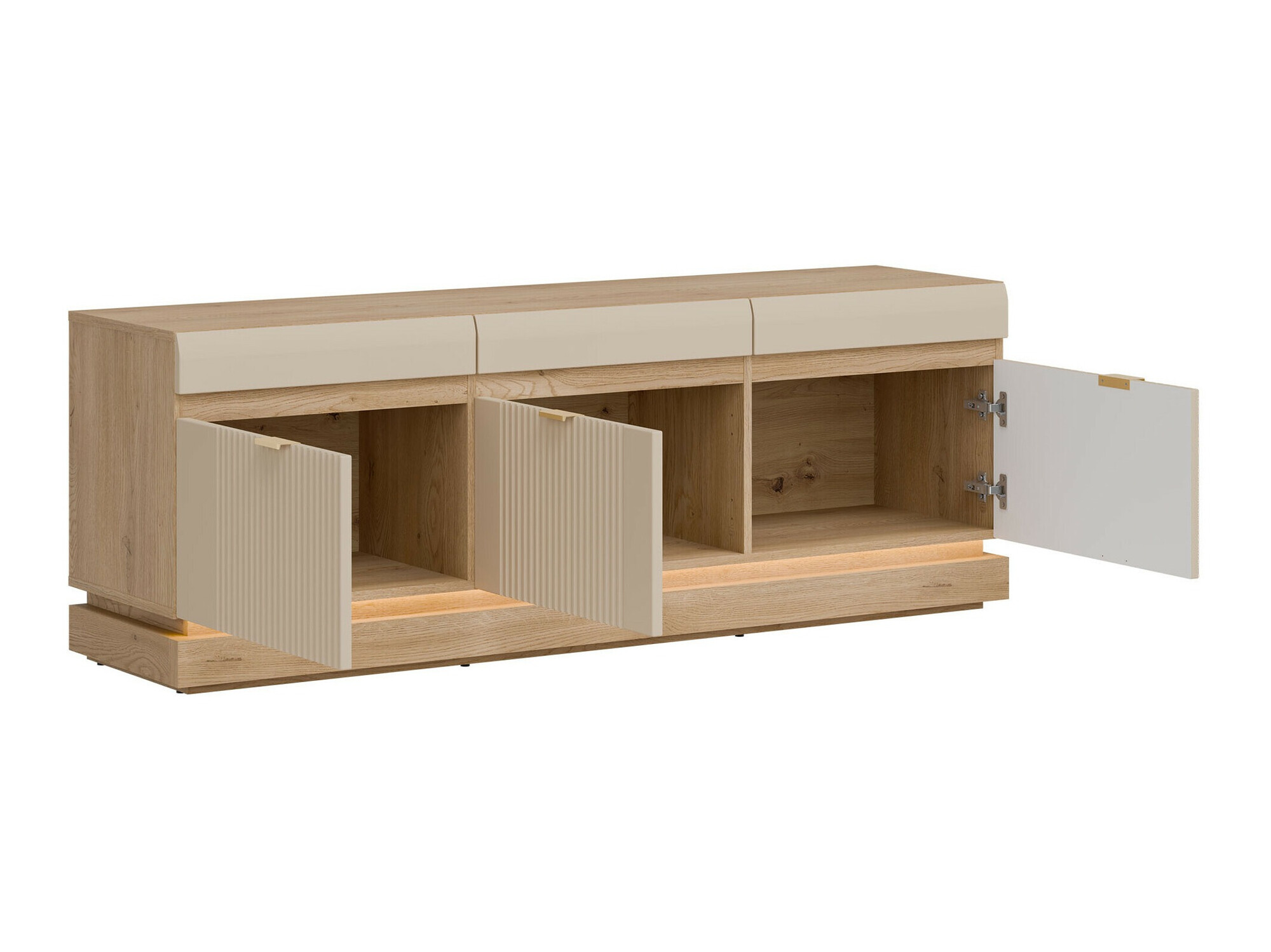 Mobile porta TV Teselbu 100 (Cachemire + Rovere torro)