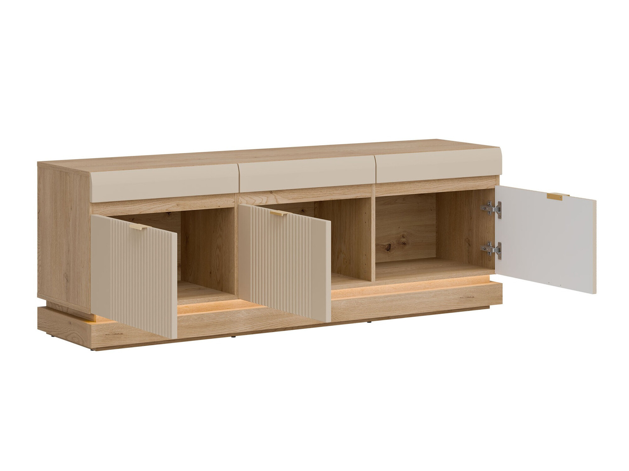Mobile porta TV Teselbu 100 (Cachemire + Rovere torro)