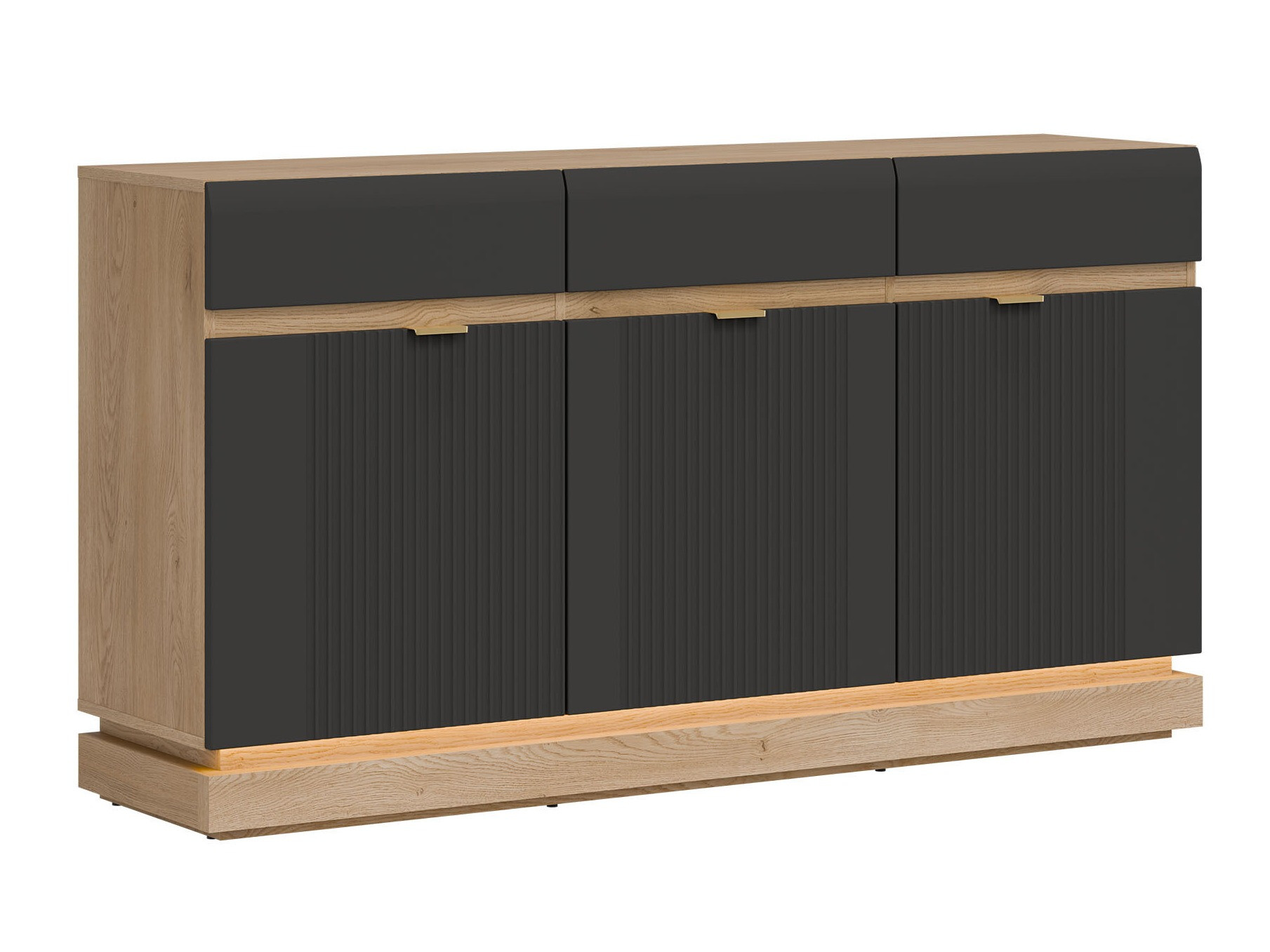 Cassettiera Teselbu 104 (Antracite + Quercia)
