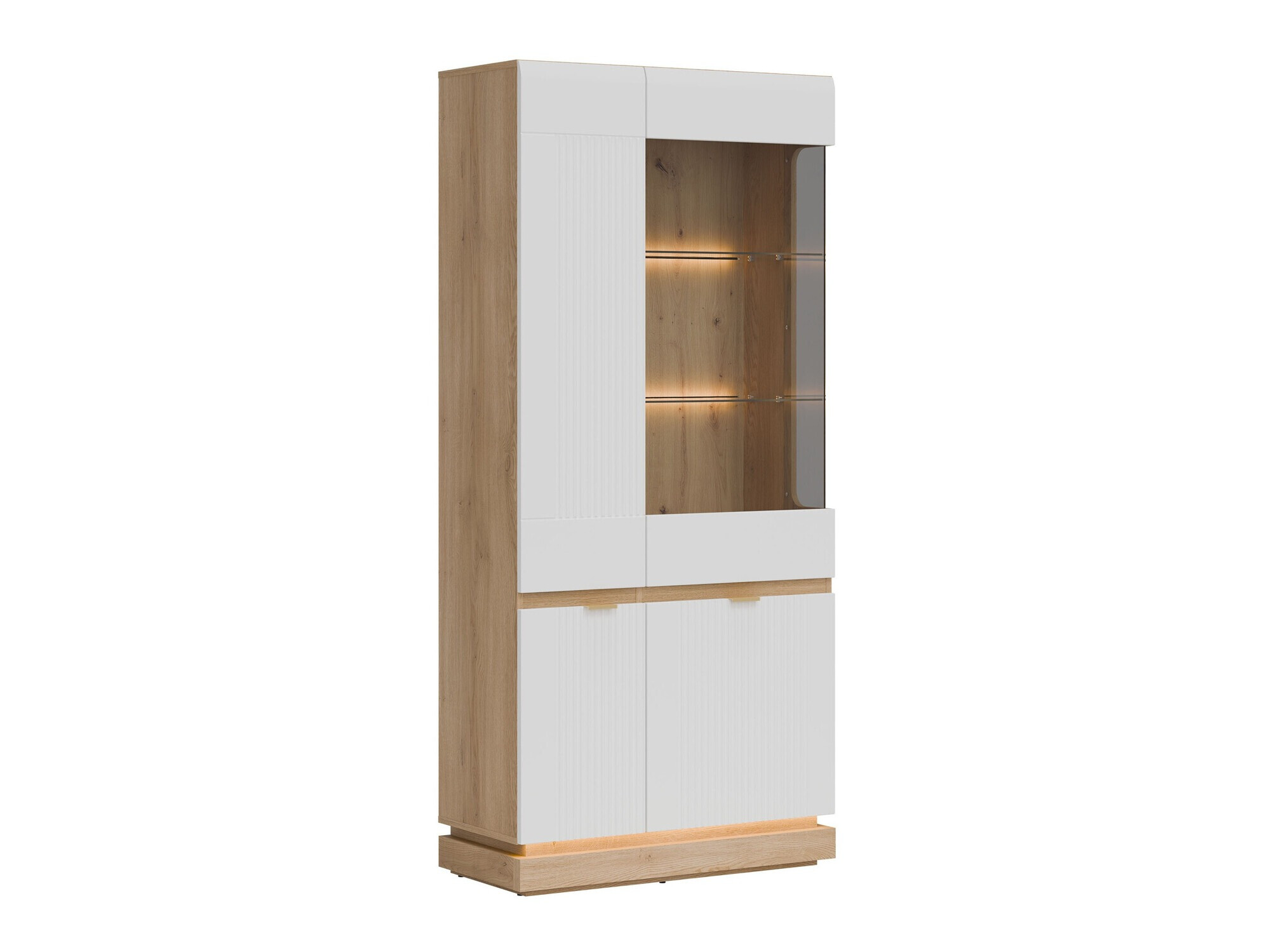 Scaffale Teselbu 111 (Bianco + Quercia)