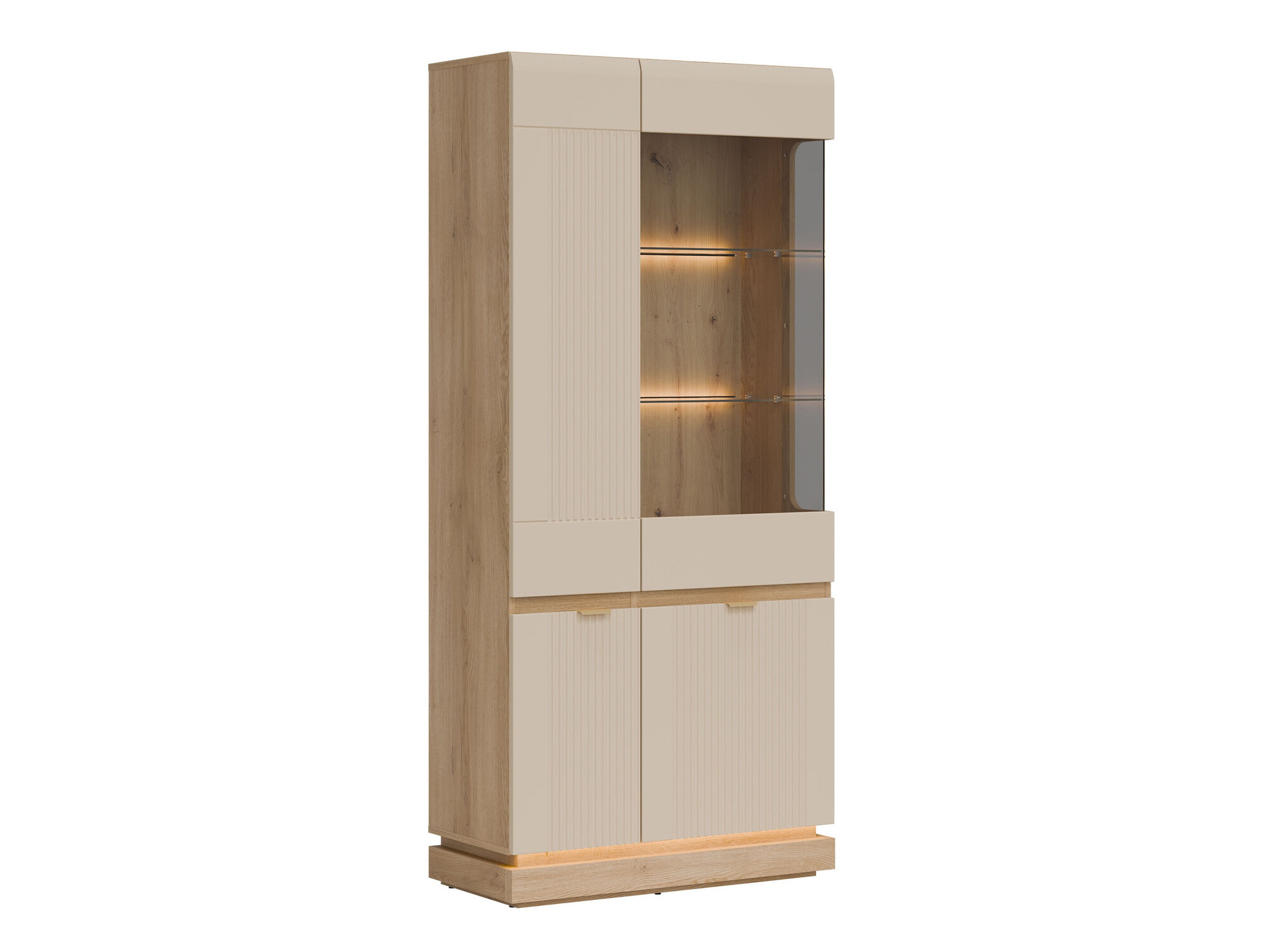 Scaffale Teselbu 111 (Cachemire + Quercia)
