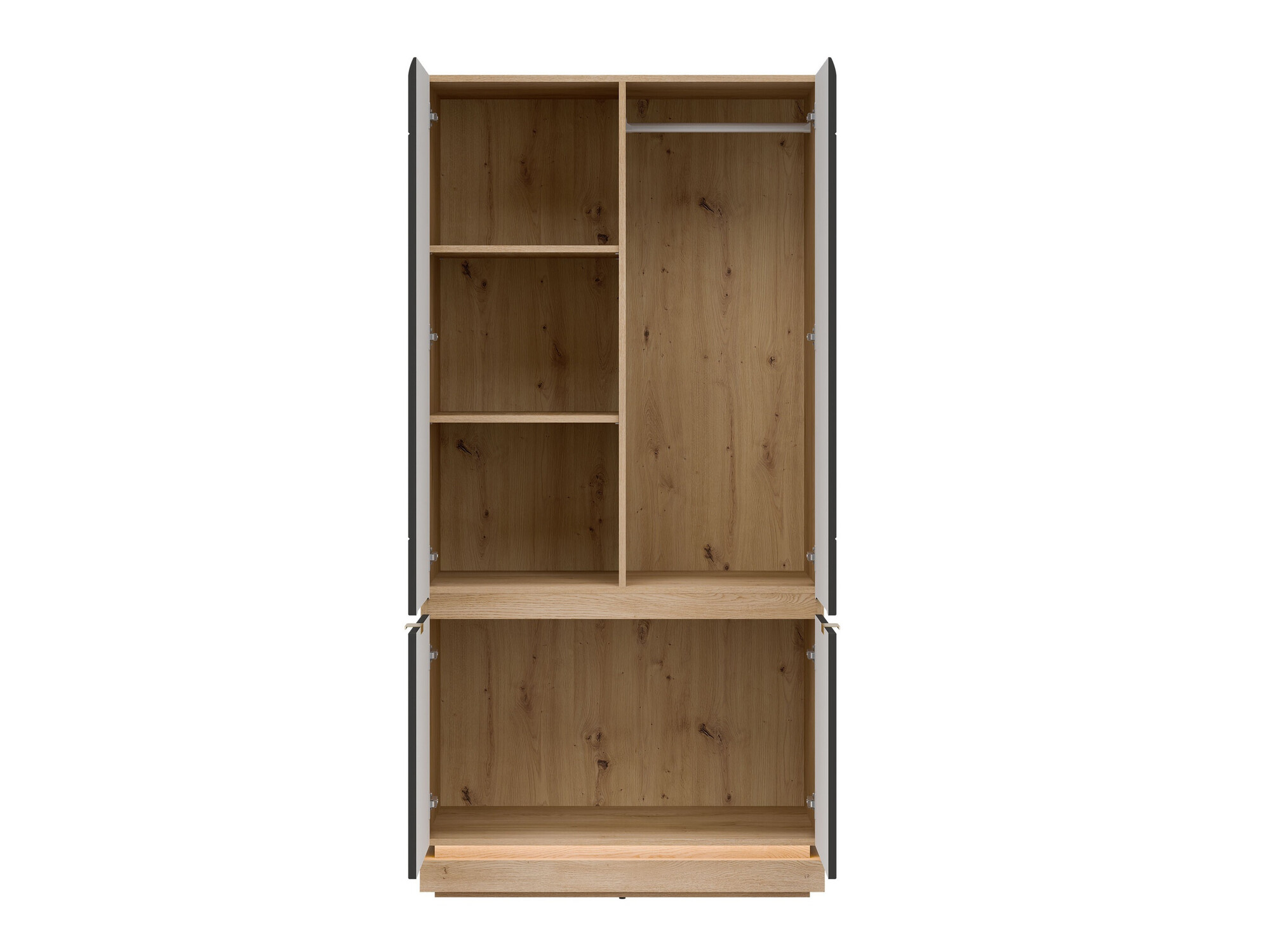 Armadio Teselbu 113 (Antracite + Quercia)