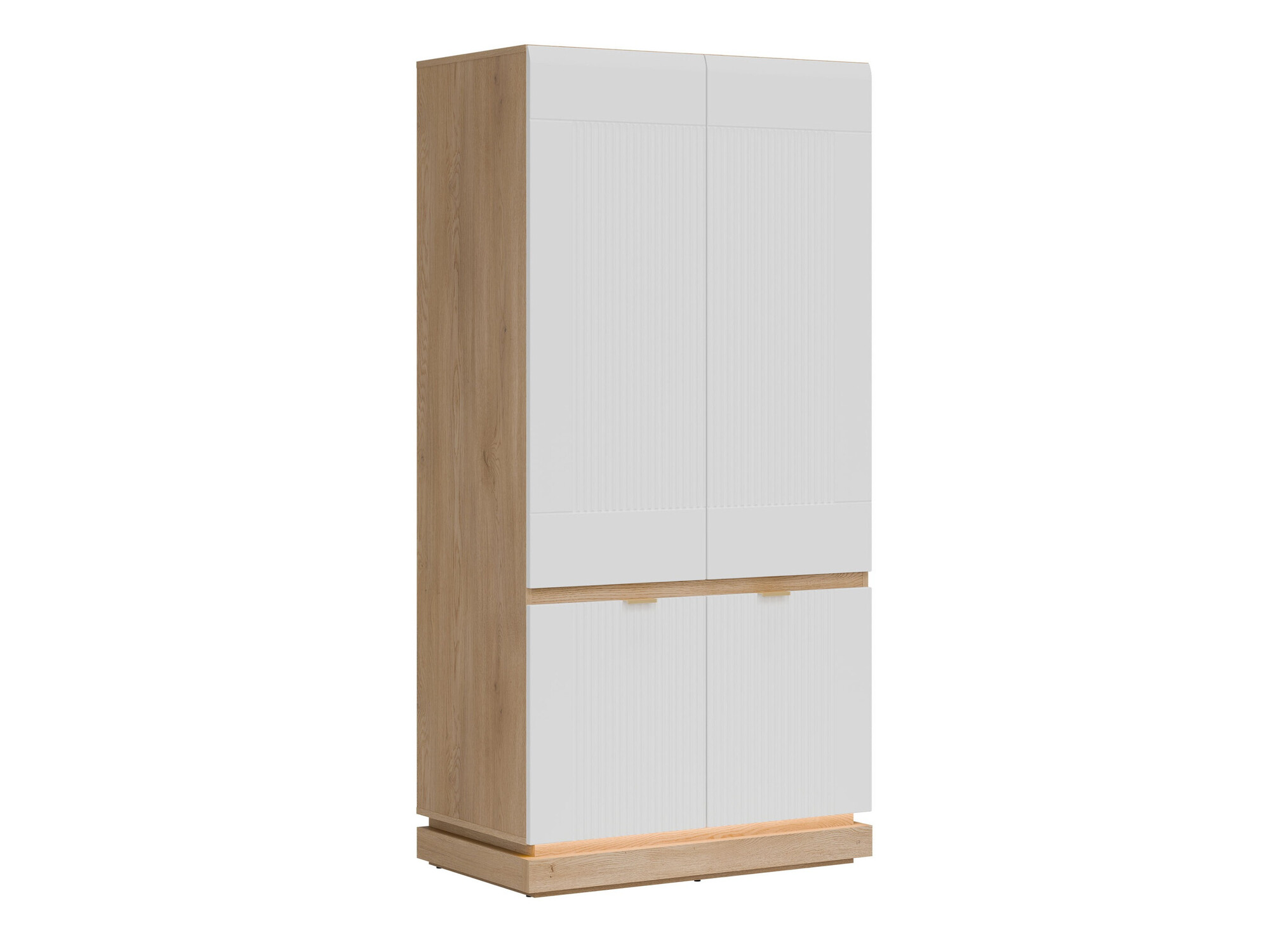 Armadio Teselbu 113 (Bianco + Quercia)