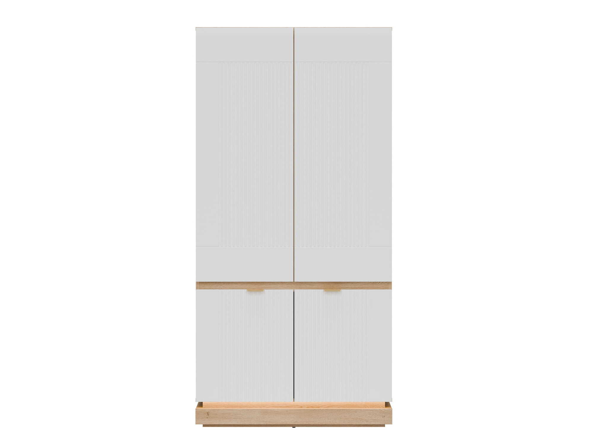 Armadio Teselbu 113 (Bianco + Quercia)