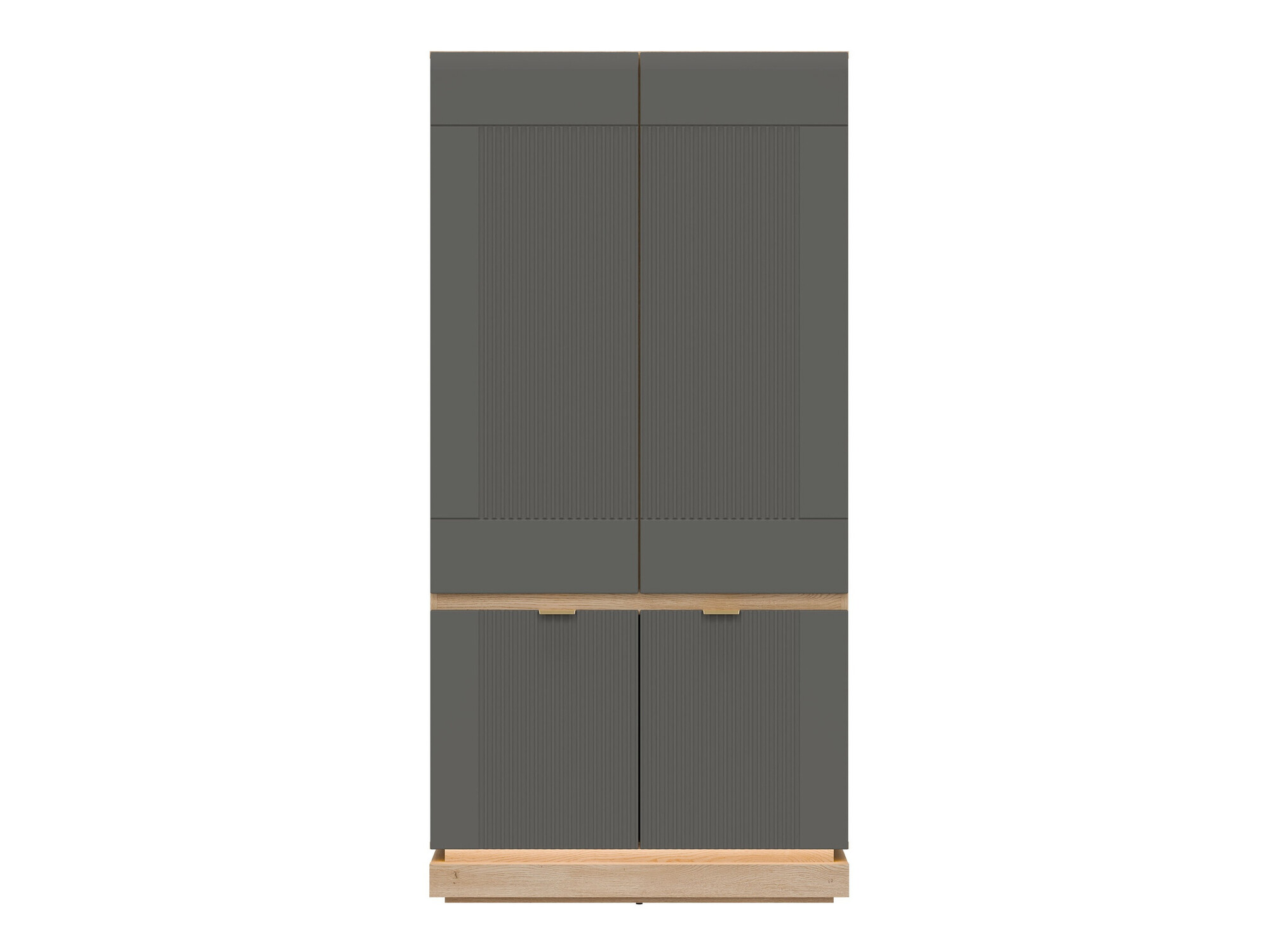Armadio Teselbu 113 (Grigio + Quercia)