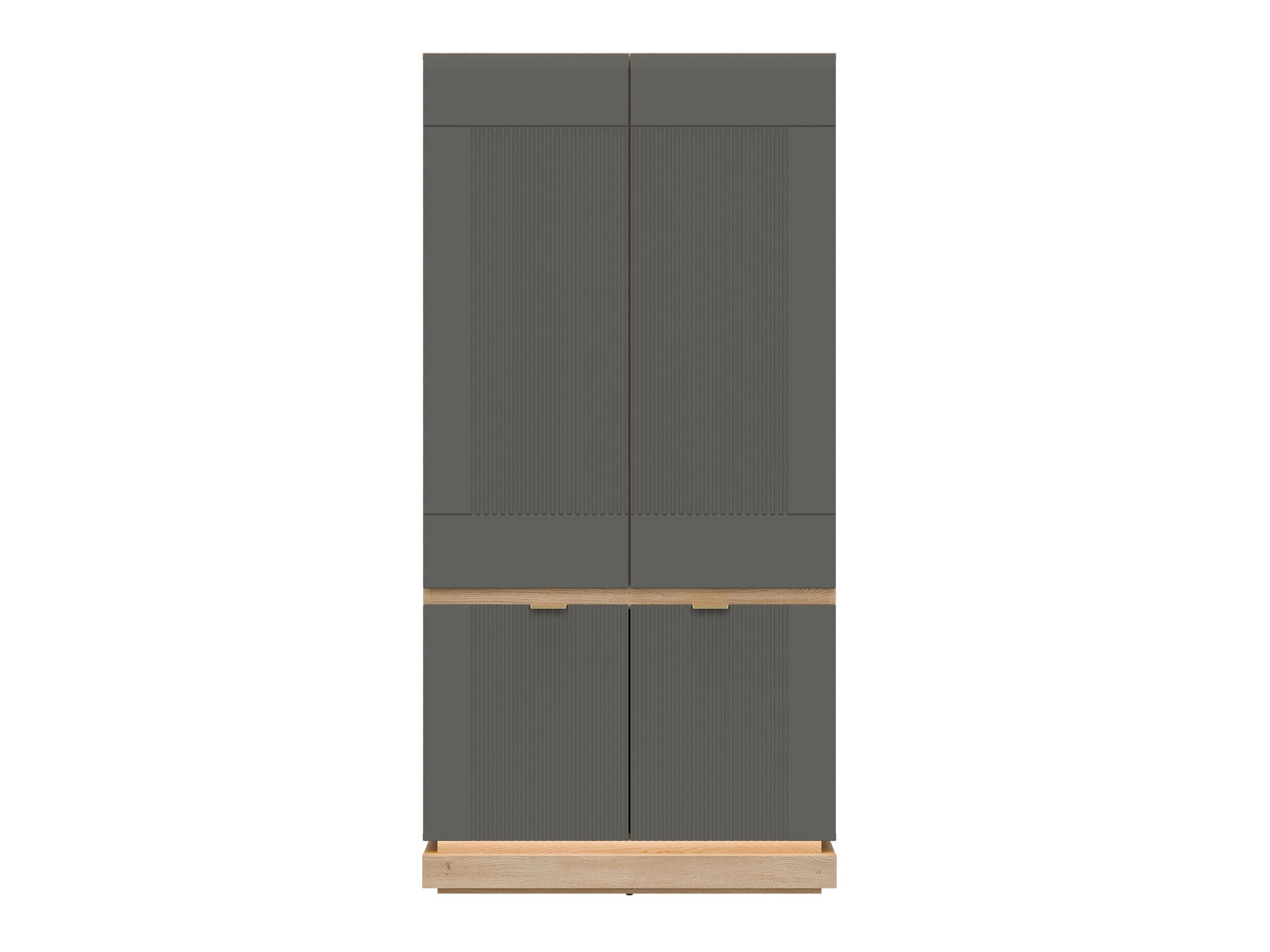 Armadio Teselbu 113 (Grigio + Quercia)