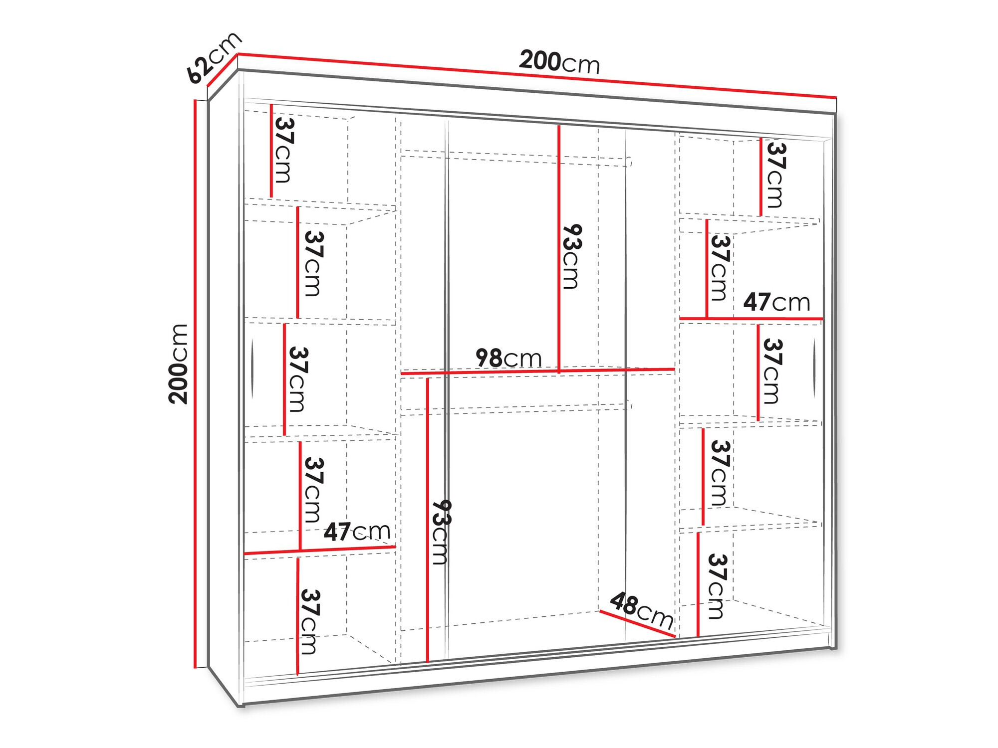 Armadio Hartford 499 (Bianco)