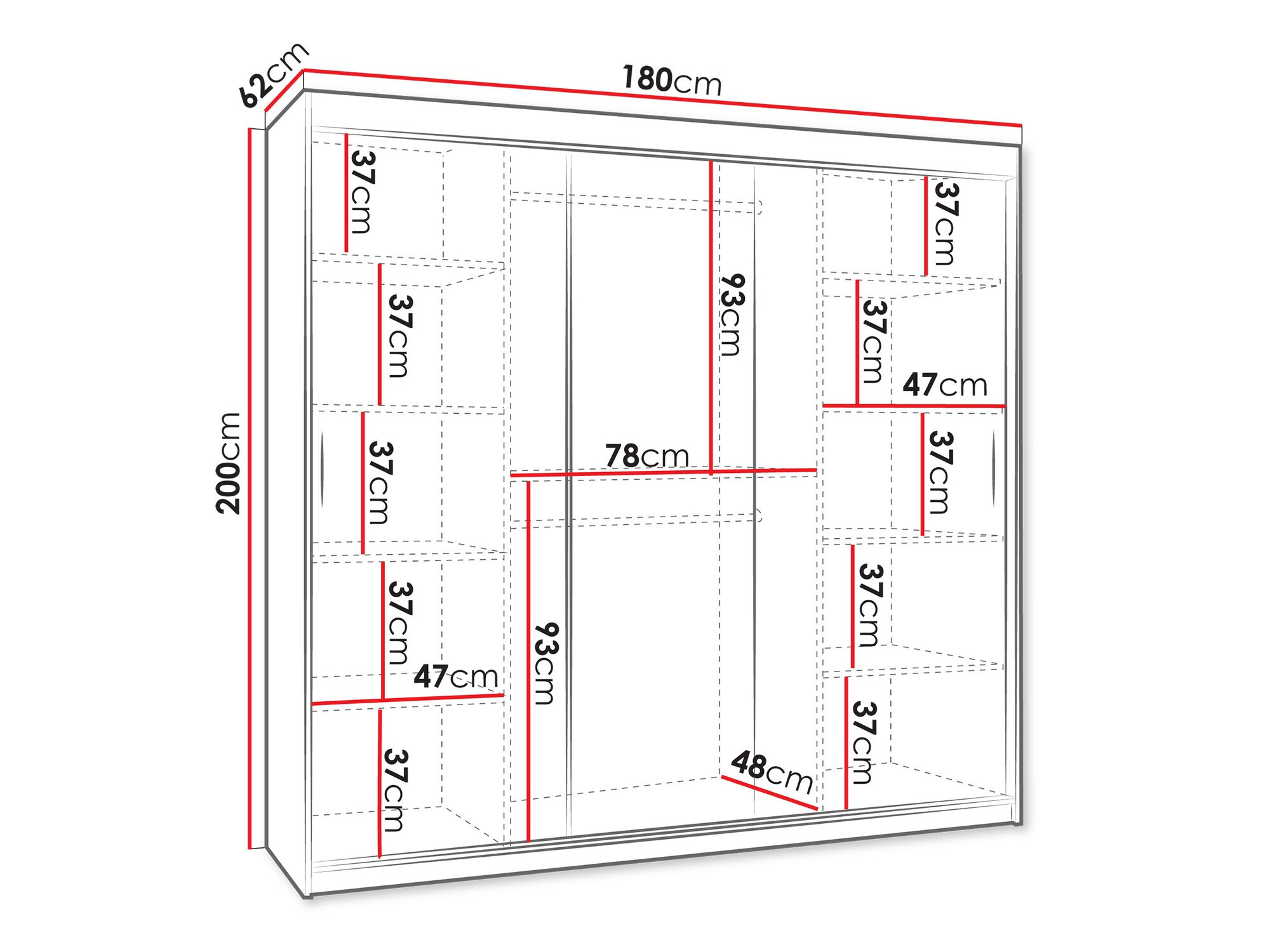 Armadio Hartford 500 (Bianco)