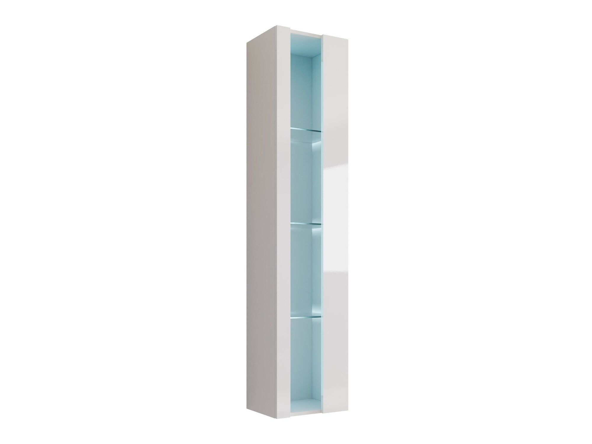 Mensola Vilrin V (Bianco + Bianco lucido)