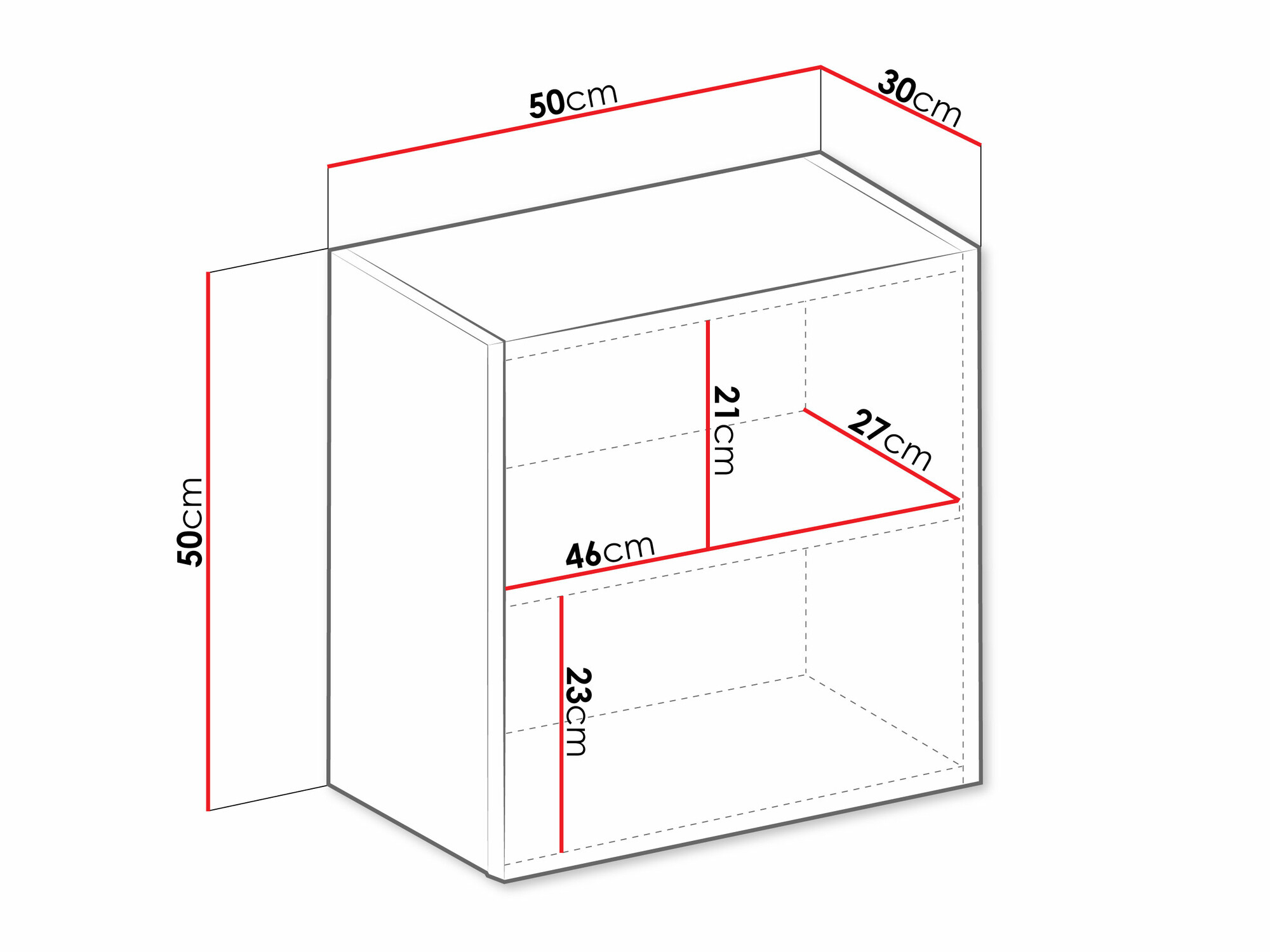 Pensile Vilrin I (Bianco + Bianco lucido)