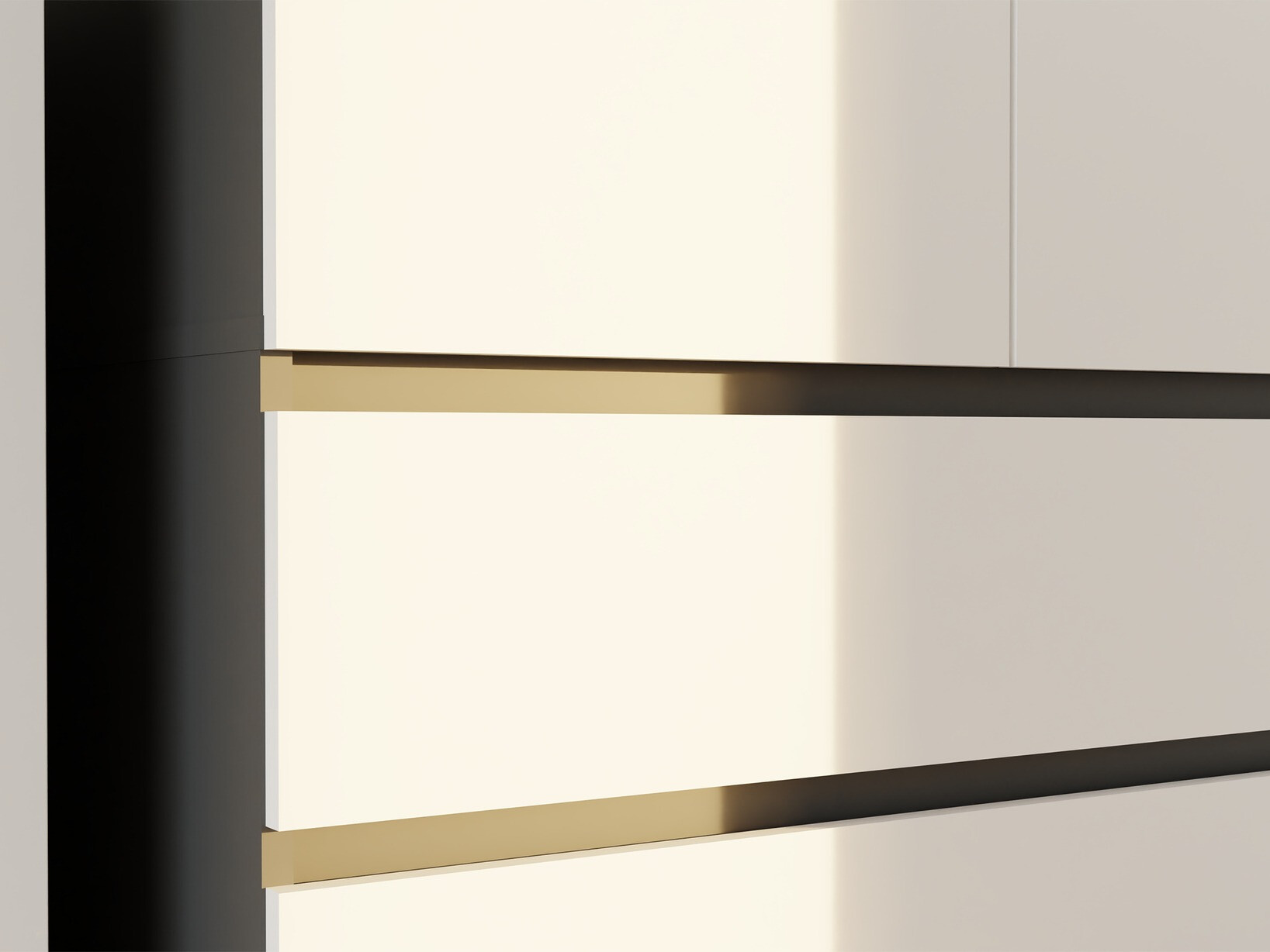 Armadio Elbvelu 116 (Bianco + Antracite)