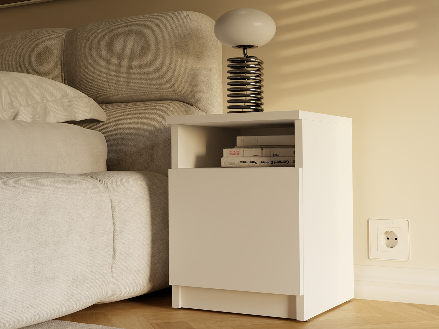 Comodino Mandeville 305 (Bianco)