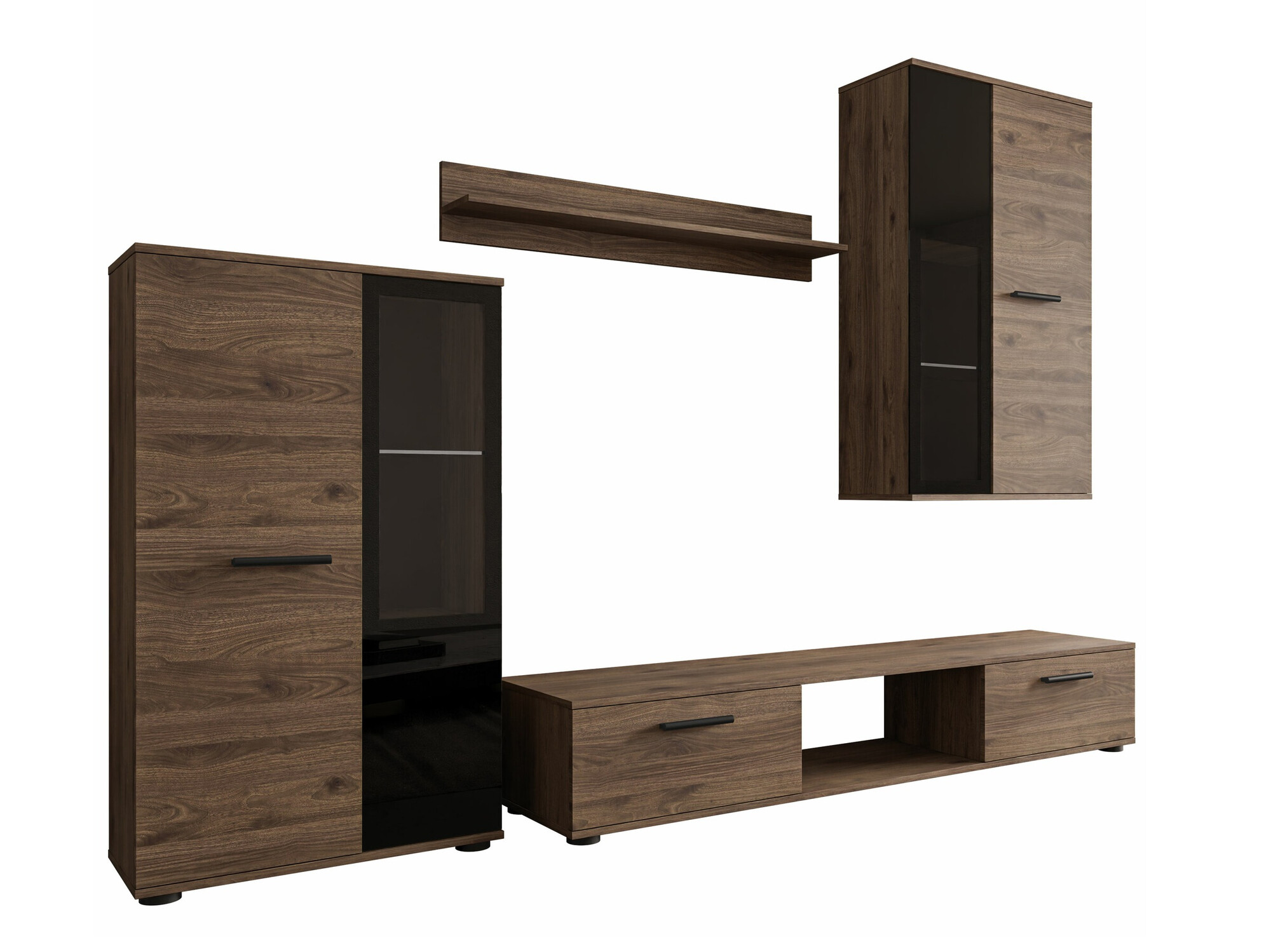 Parete attrezzata Tucson 100 (Noce)