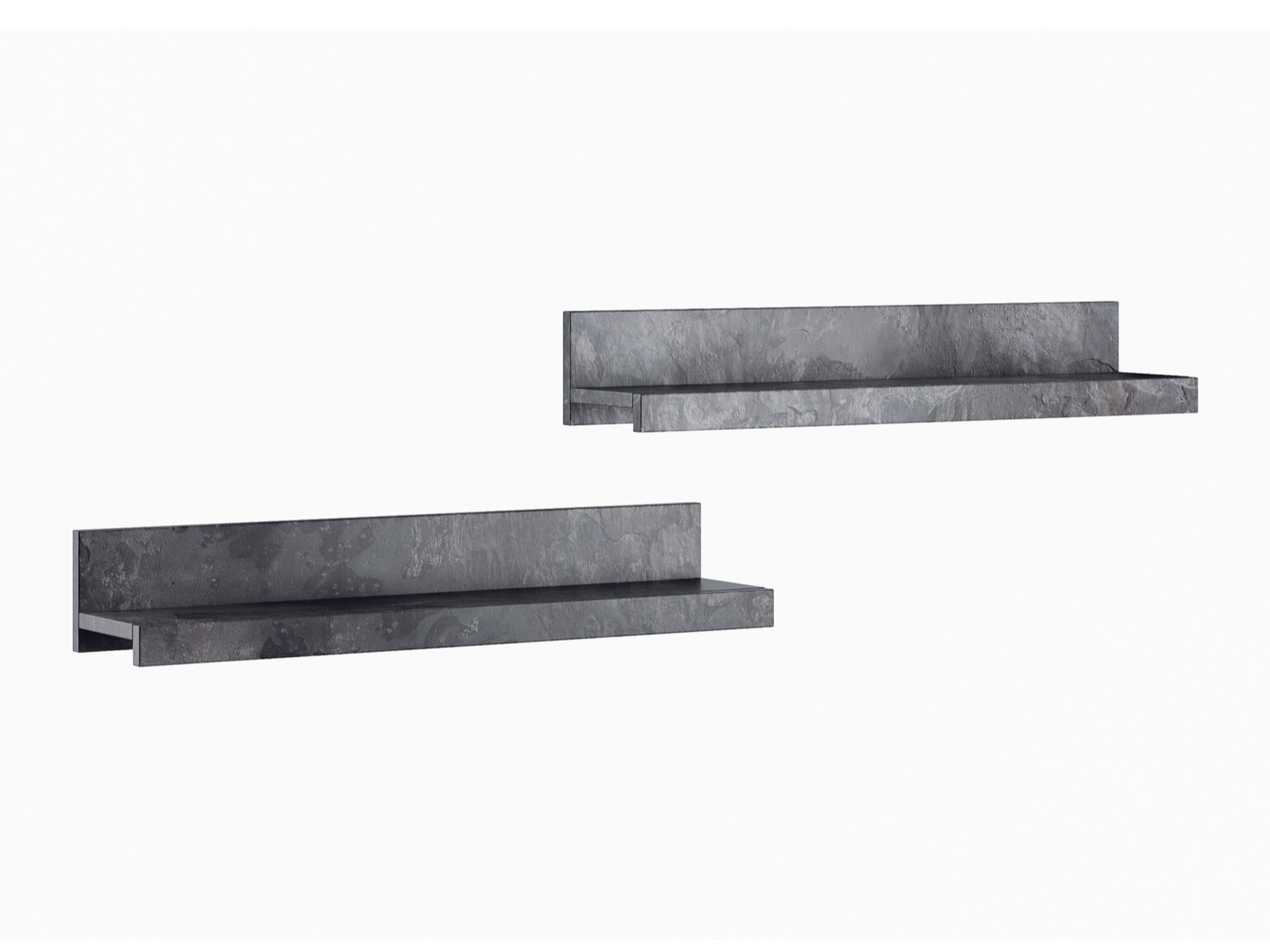 Set di mensole sospese Torvire 105 (Cemento scuro)