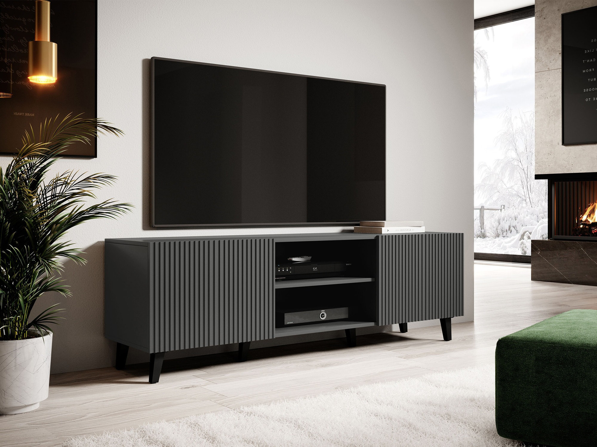 Mobile porta TV Comes (Antracite)