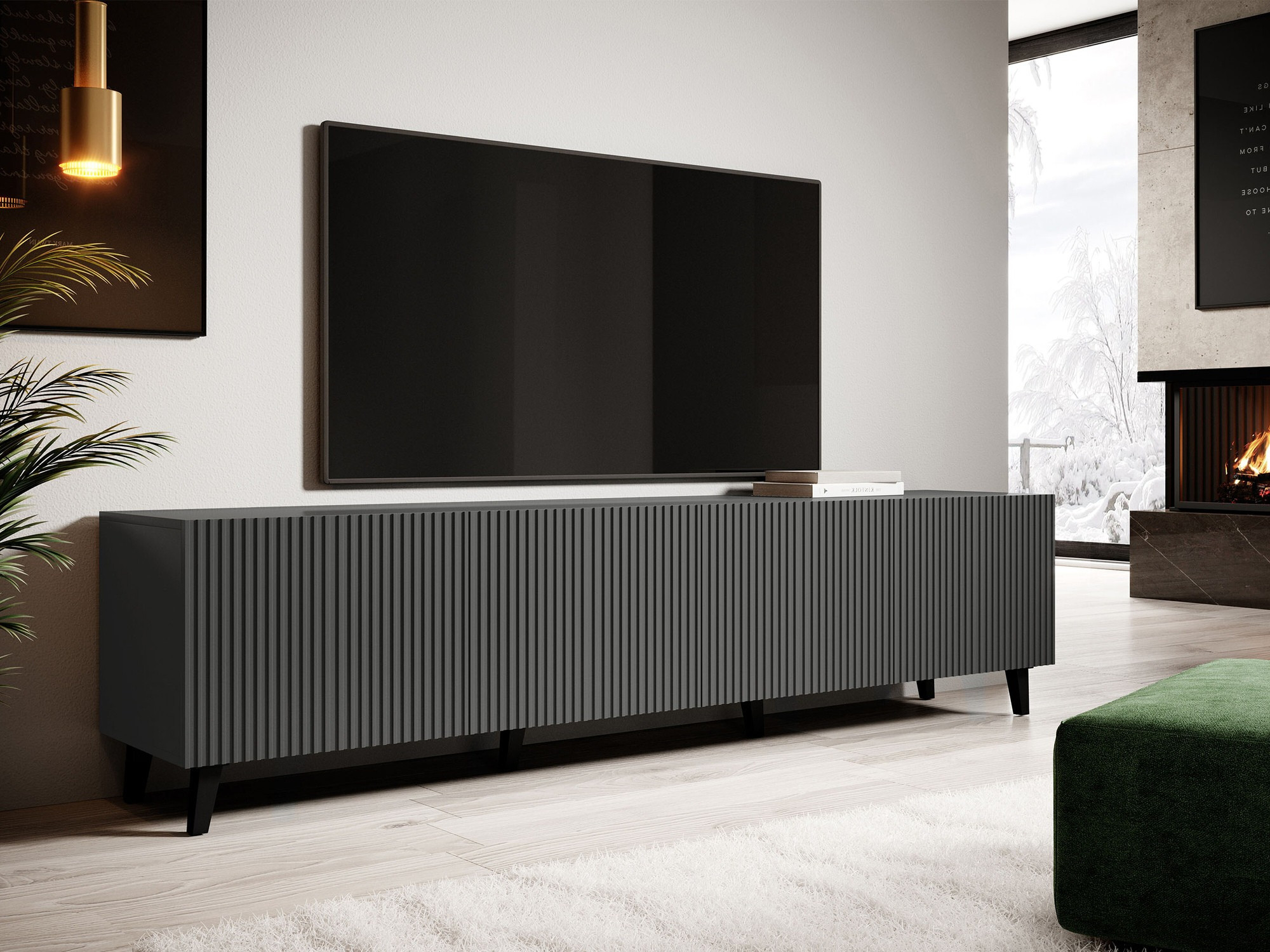 Mobile porta TV Comes I (Antracite)