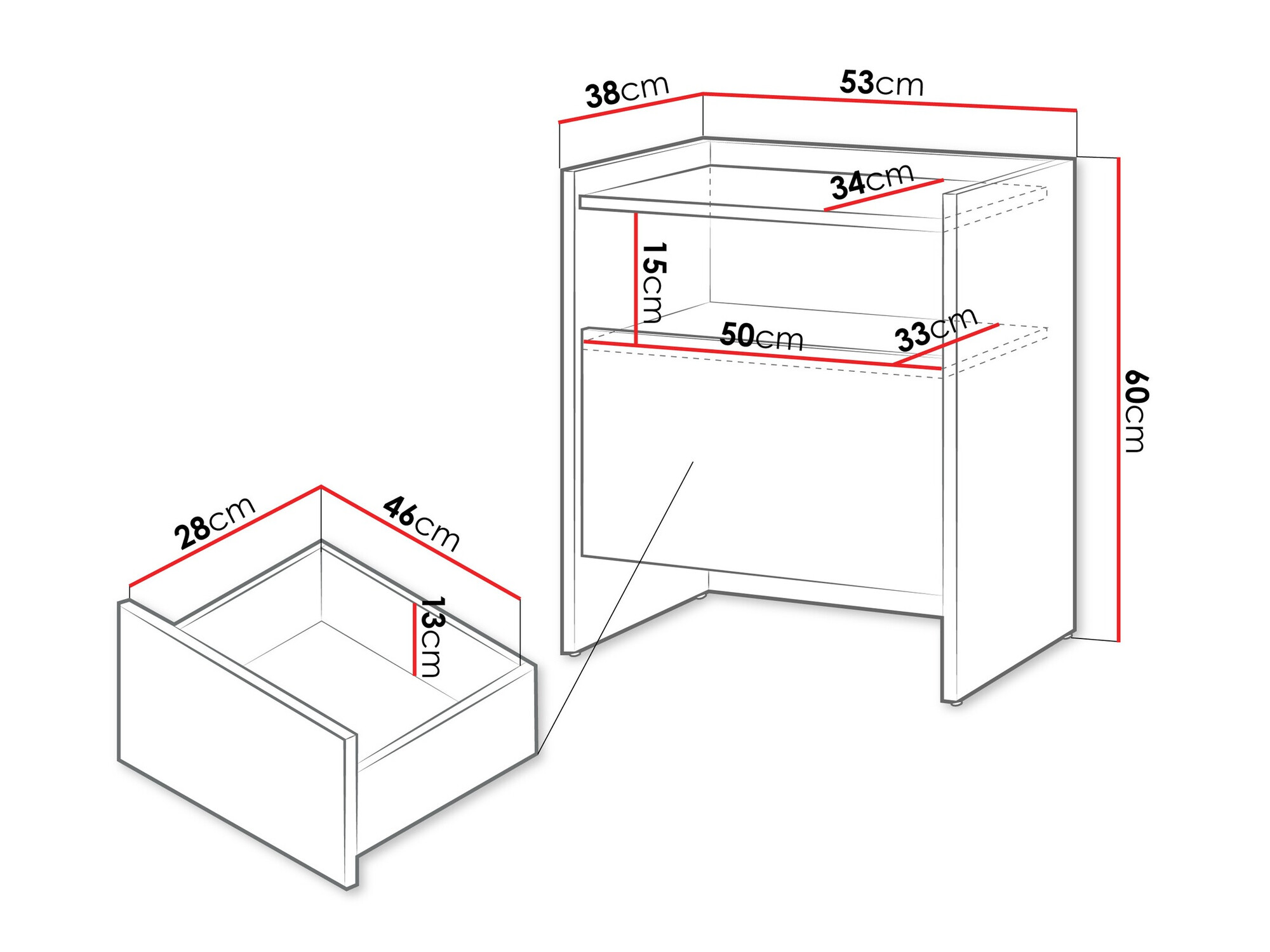 Comodino Filus (Quercia)