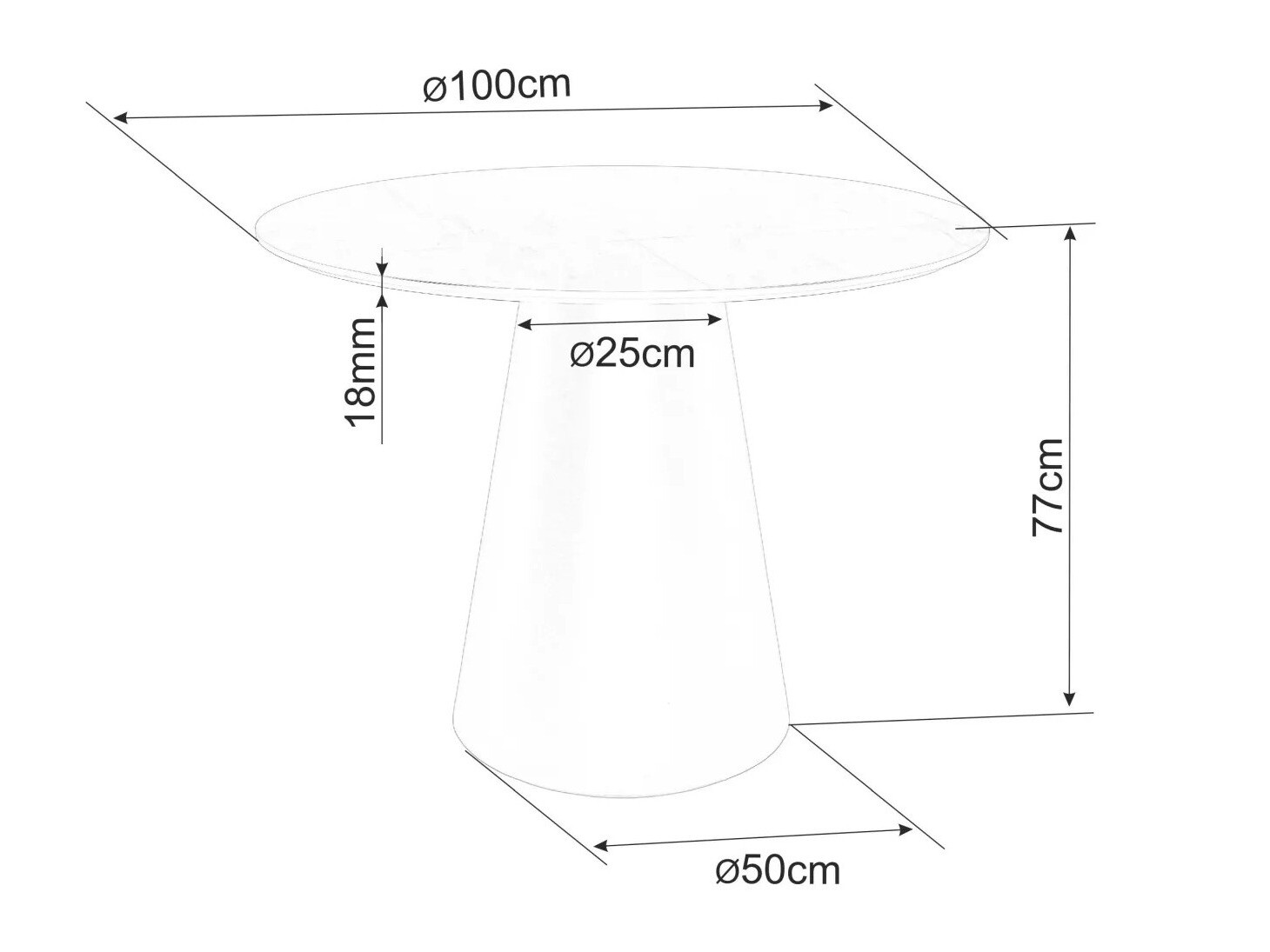 Tavolo Detroit 733 (Quercia + Cachemire)