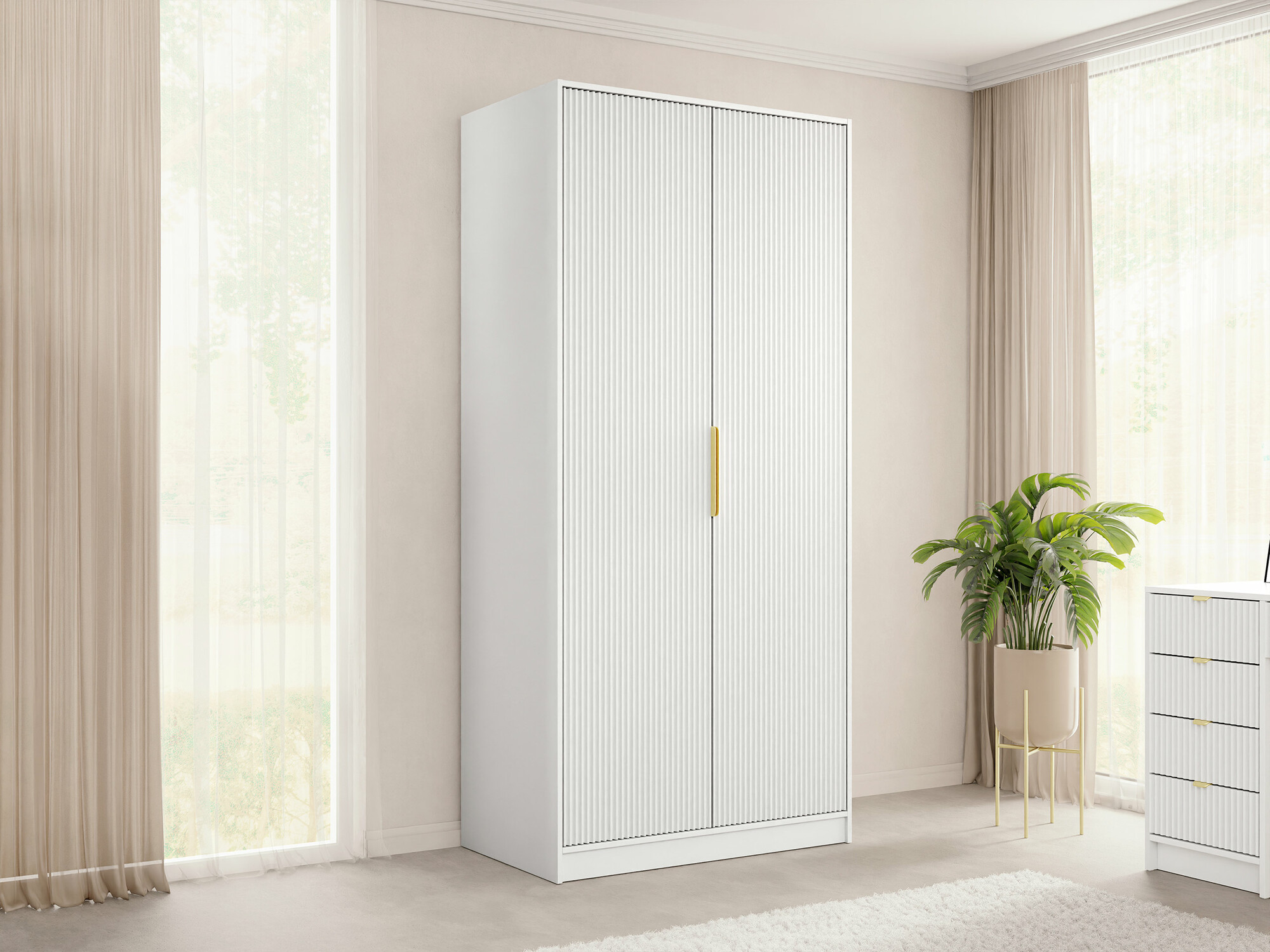 Armadio Comfivo Papilio II (Bianco)