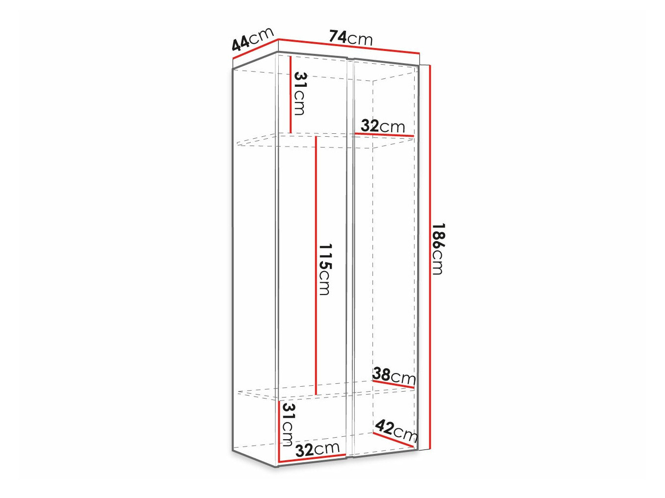Armadio Pinis (Bianco)