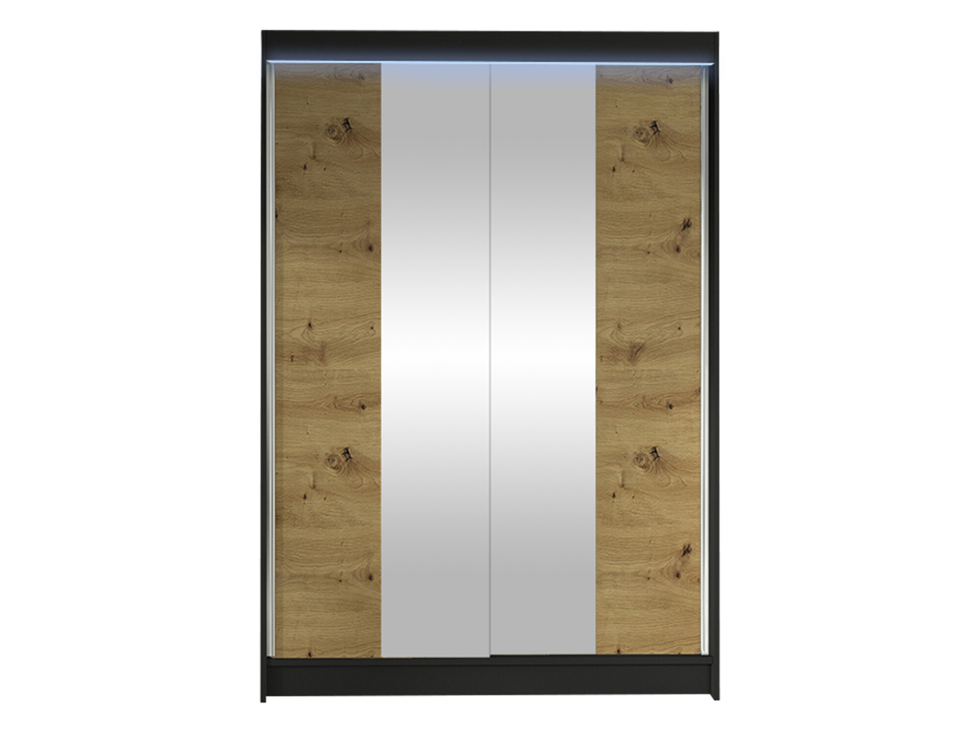 Armadio Closico Salvor II (Nero + Rovere Artisan)